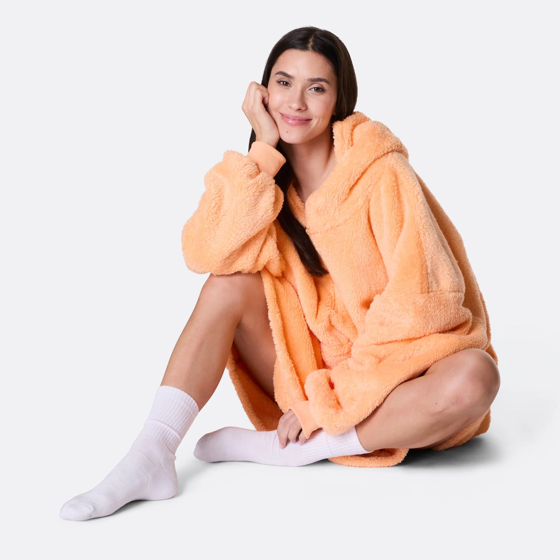 Peachy Teddy HappyHoodie - Image 3