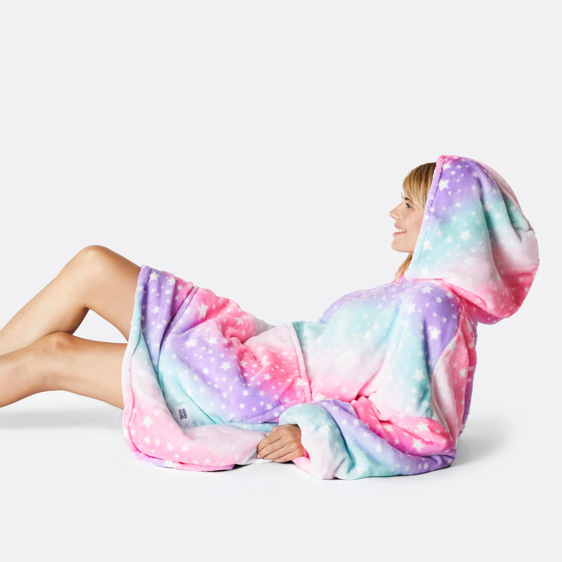 Pink Rainbow HappyHoodie - Image 9