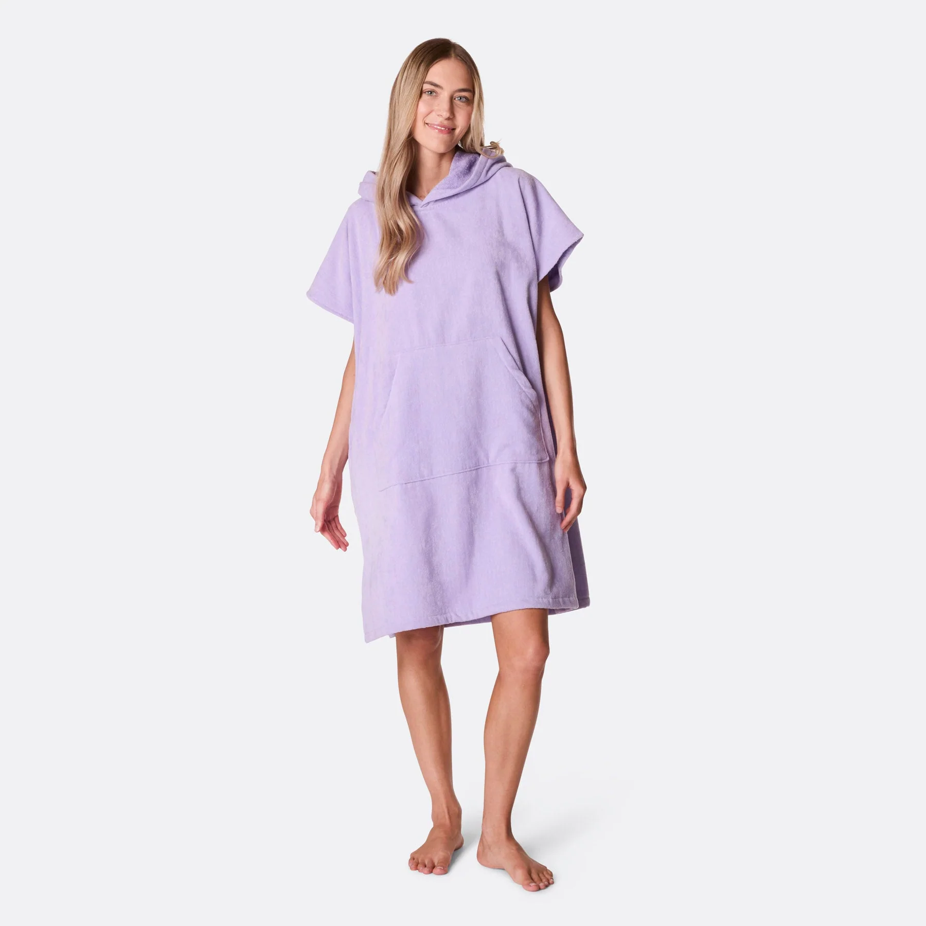 Purple Towel Poncho - Image 4