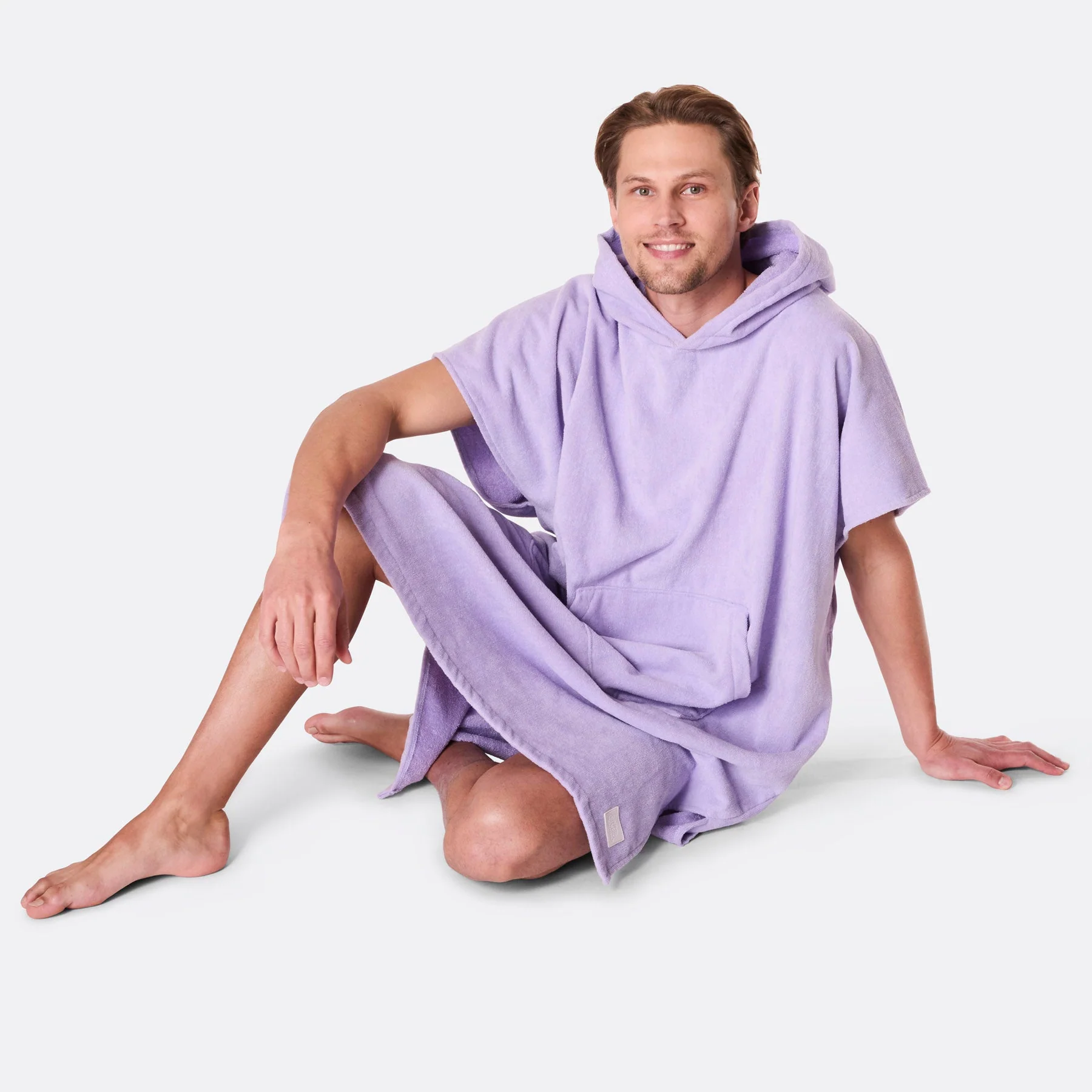 Purple Towel Poncho - Image 5