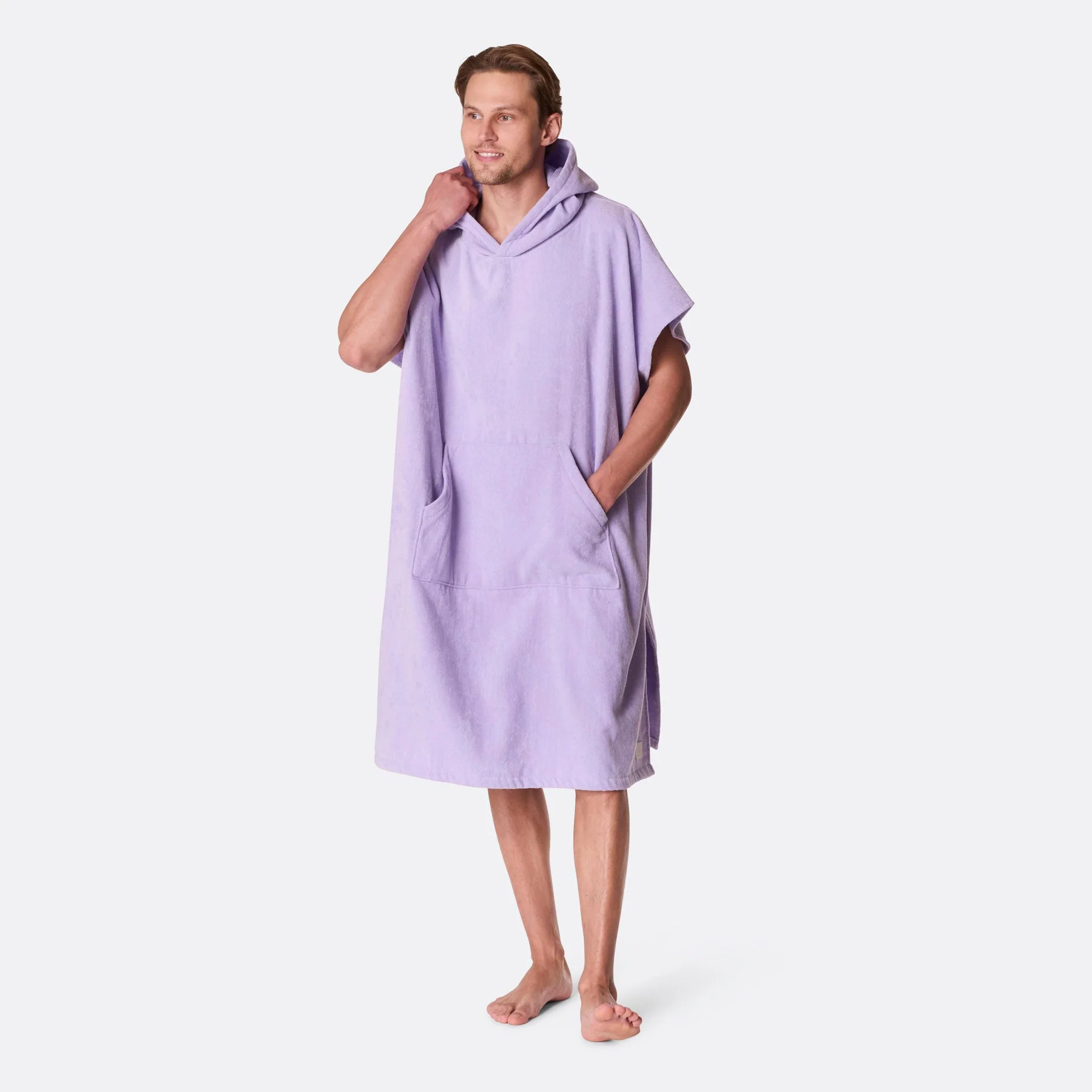 Purple Towel Poncho - Image 6