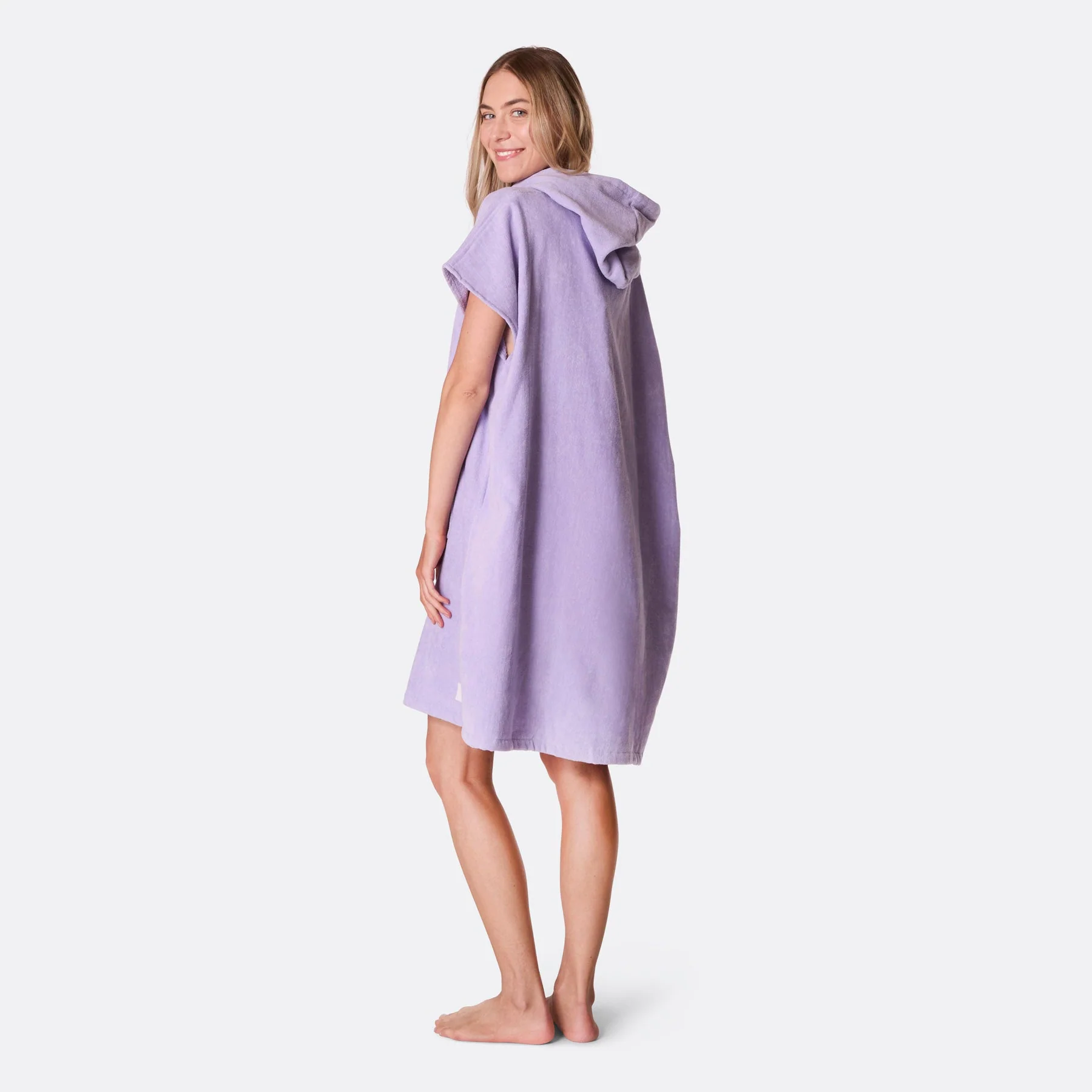 Purple Towel Poncho - Image 7
