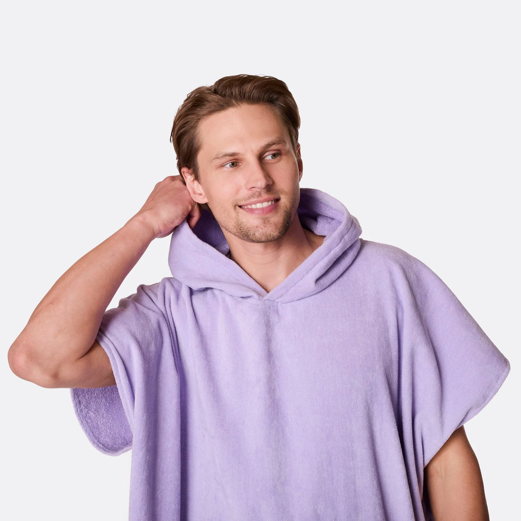 Purple Towel Poncho - Image 9