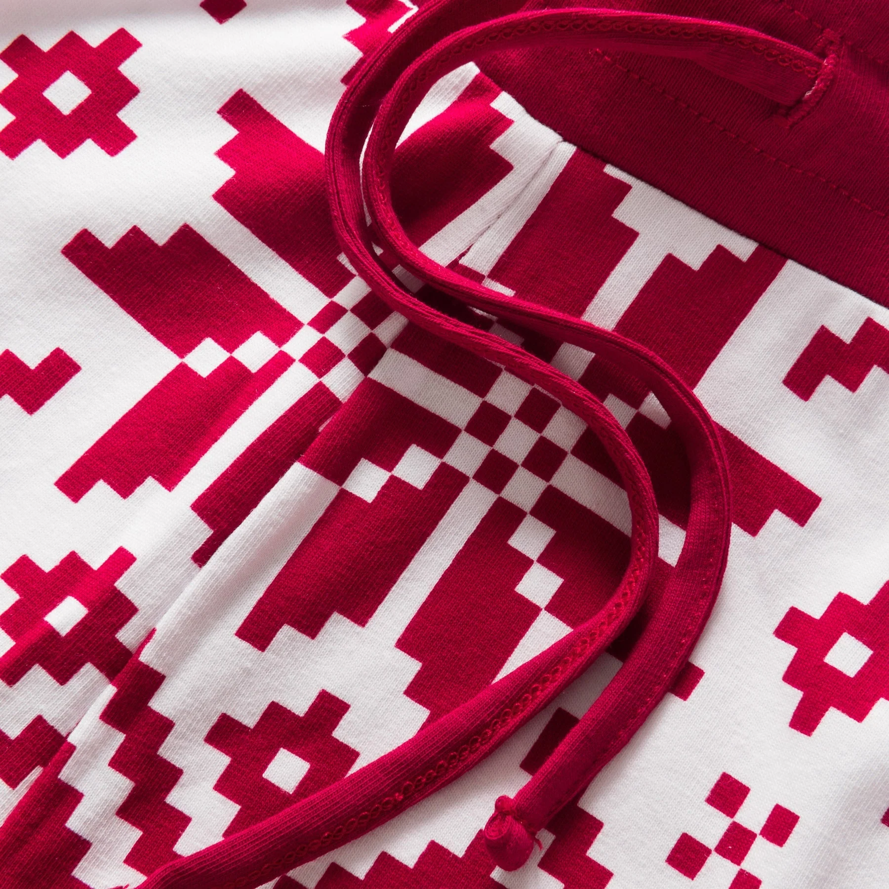 Red Christmas Knit Christmas Pyjamas Family - Image 7