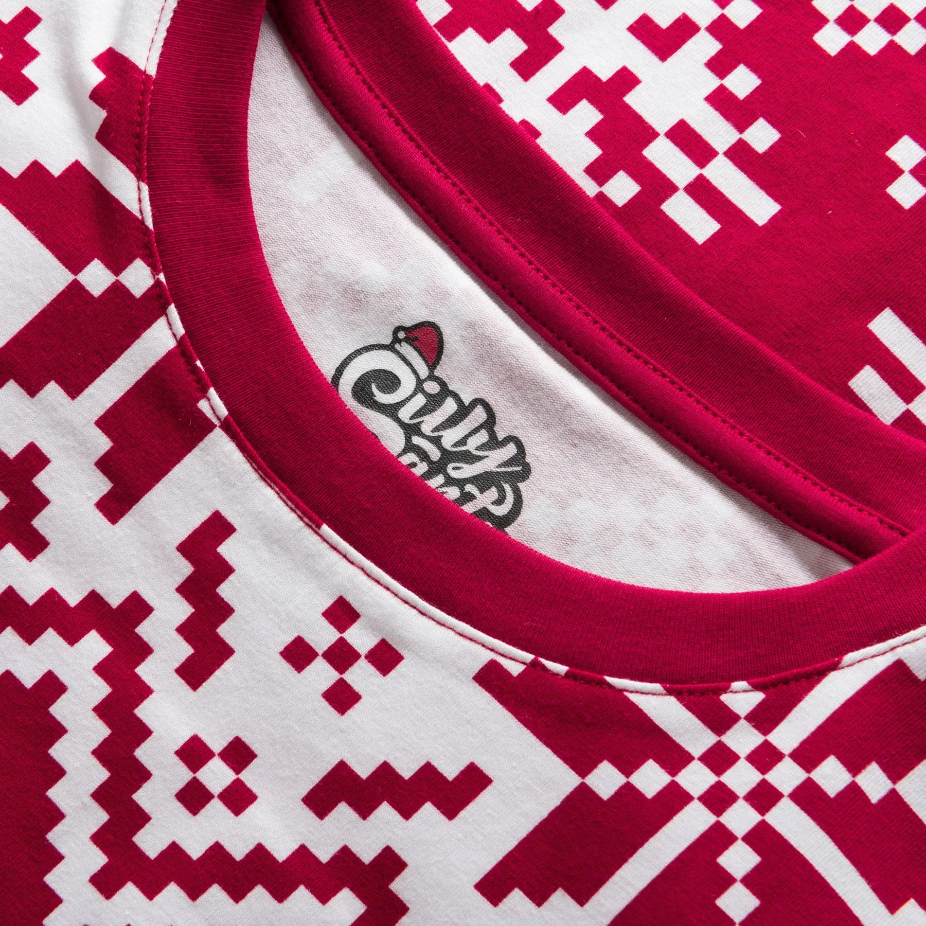 Red Christmas Knit Christmas Pyjamas Family - Image 8
