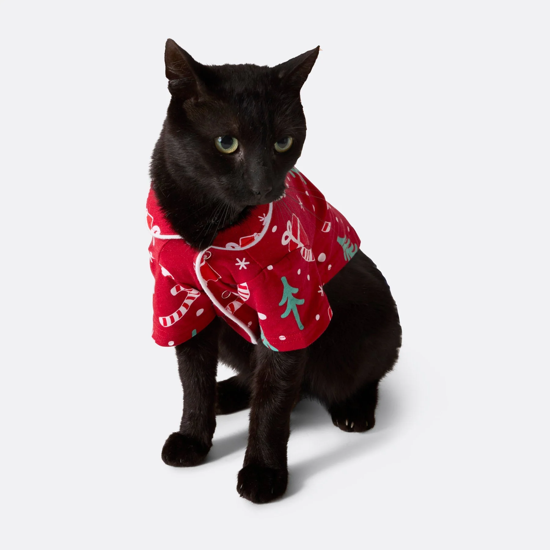 Red Christmas Pattern Christmas Pyjamas Family - Image 8