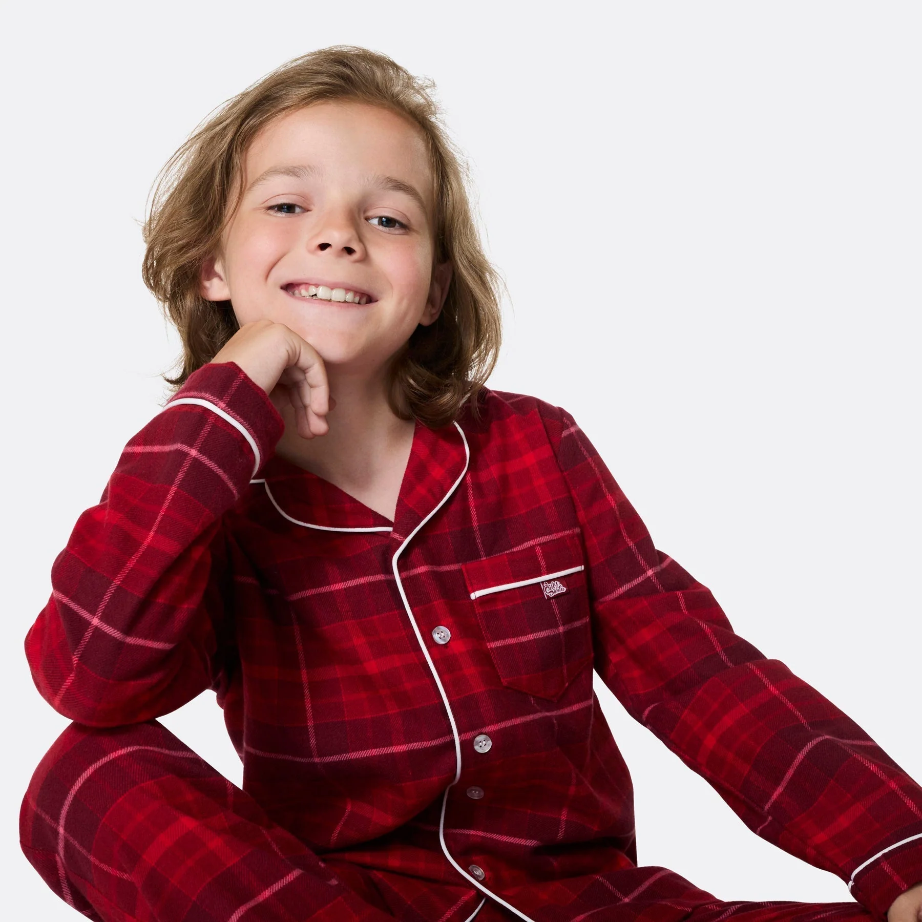 Red Flannel Christmas Pyjamas Family - Image 5