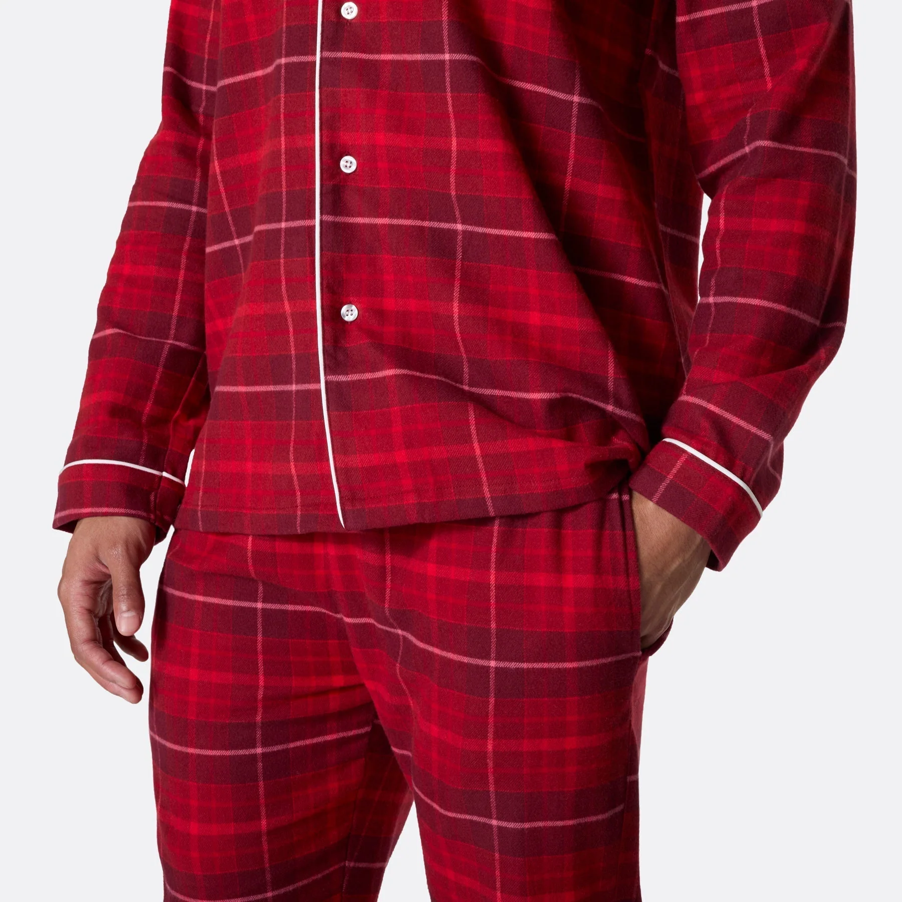 Red Flannel Christmas Pyjamas Family - Image 6