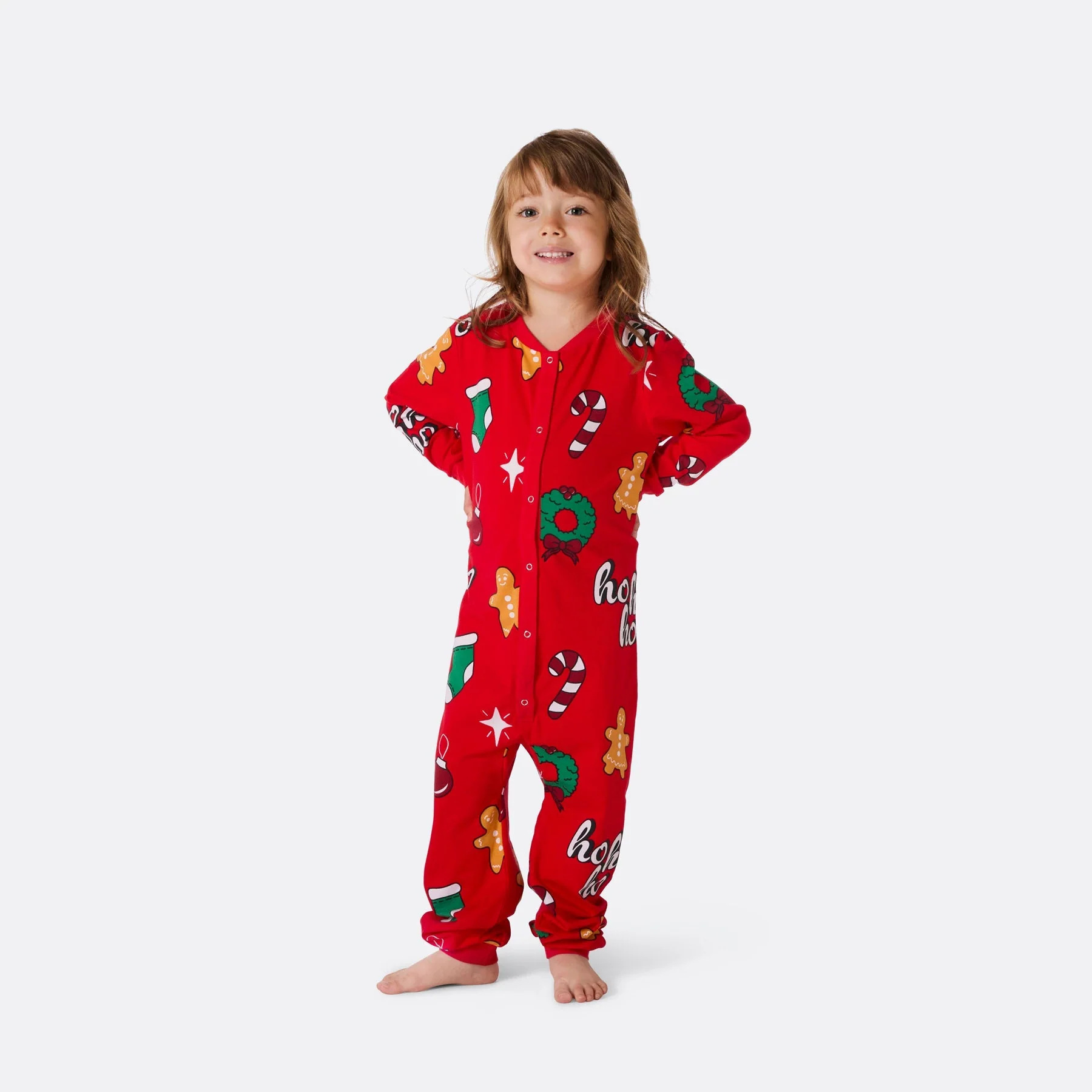 Red Hohoho Christmas Pyjamas Family - Image 5