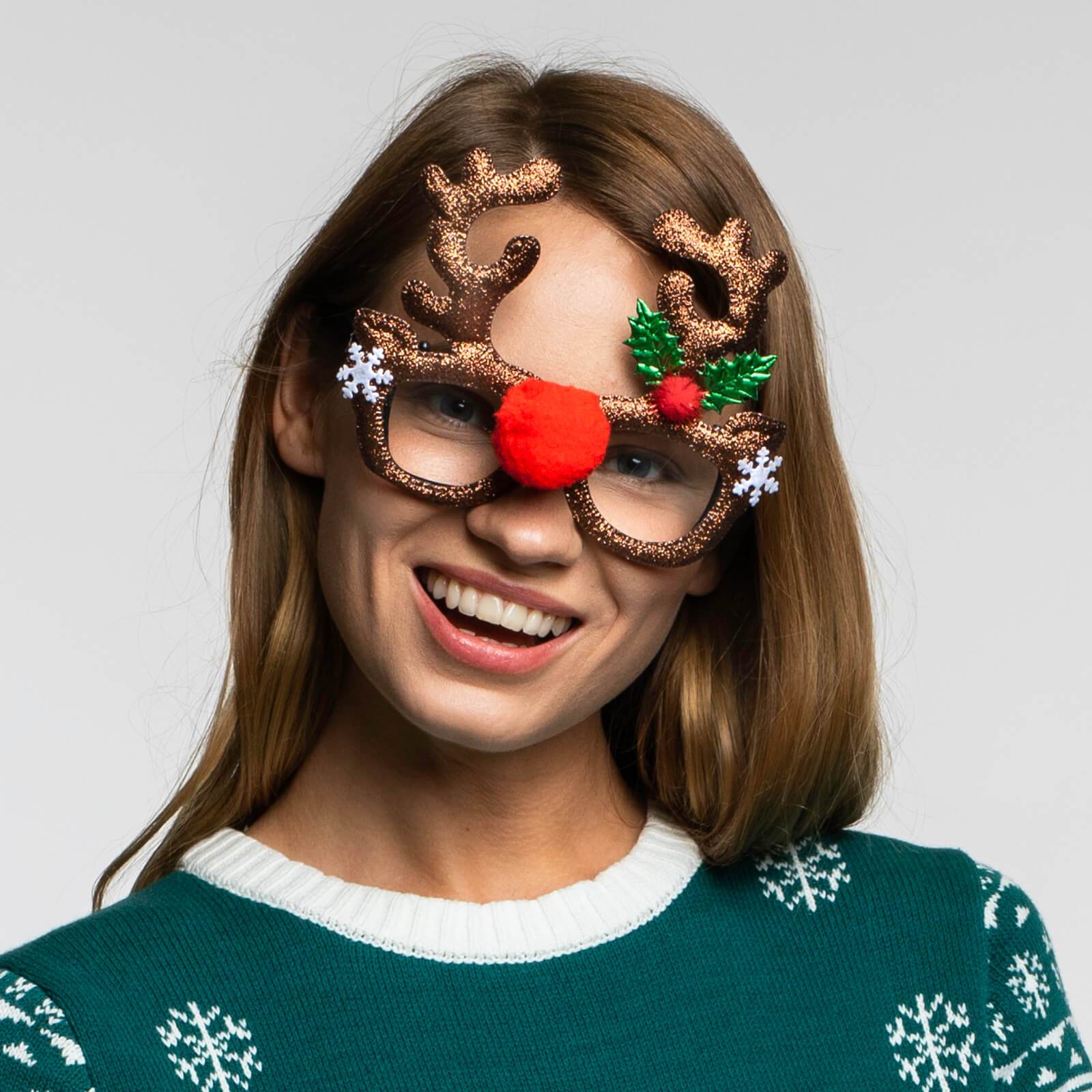 Shiny Reindeer Glasses - Image 3