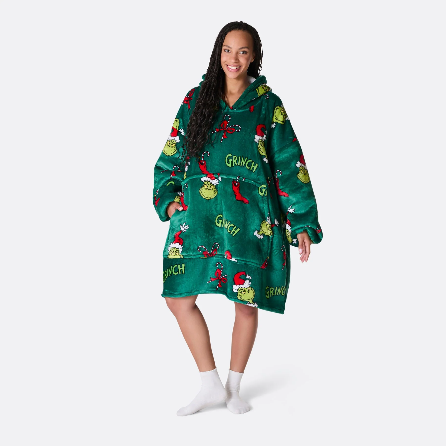 The Grinch Green HappyHoodie - Image 2