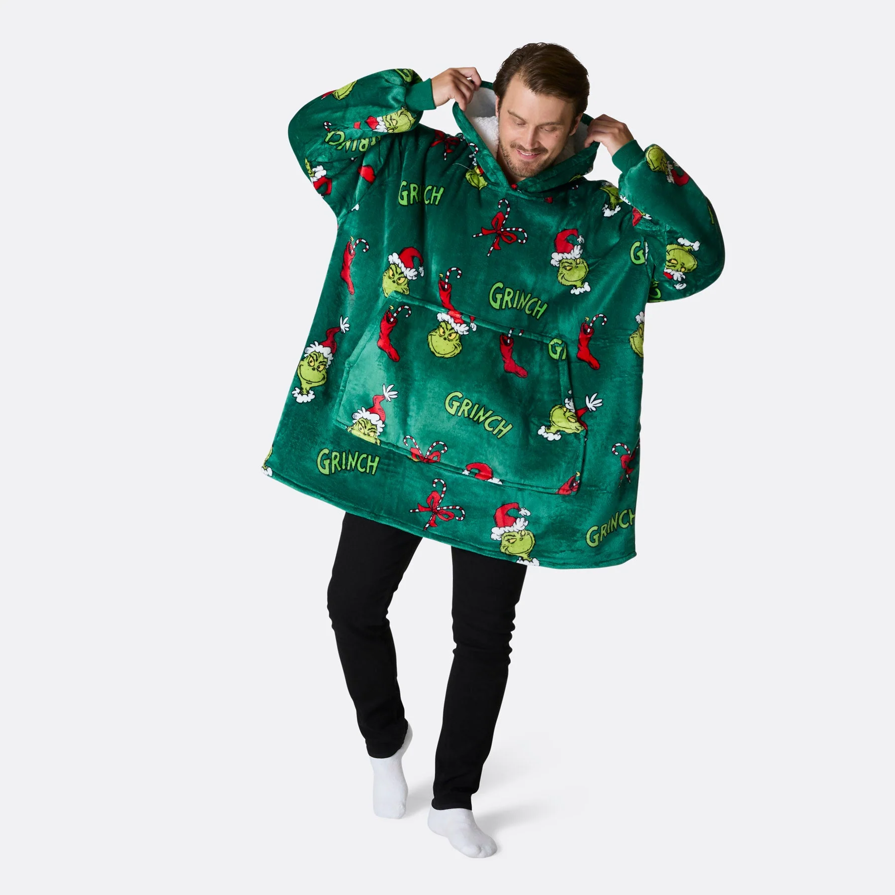The Grinch Green HappyHoodie - Image 3