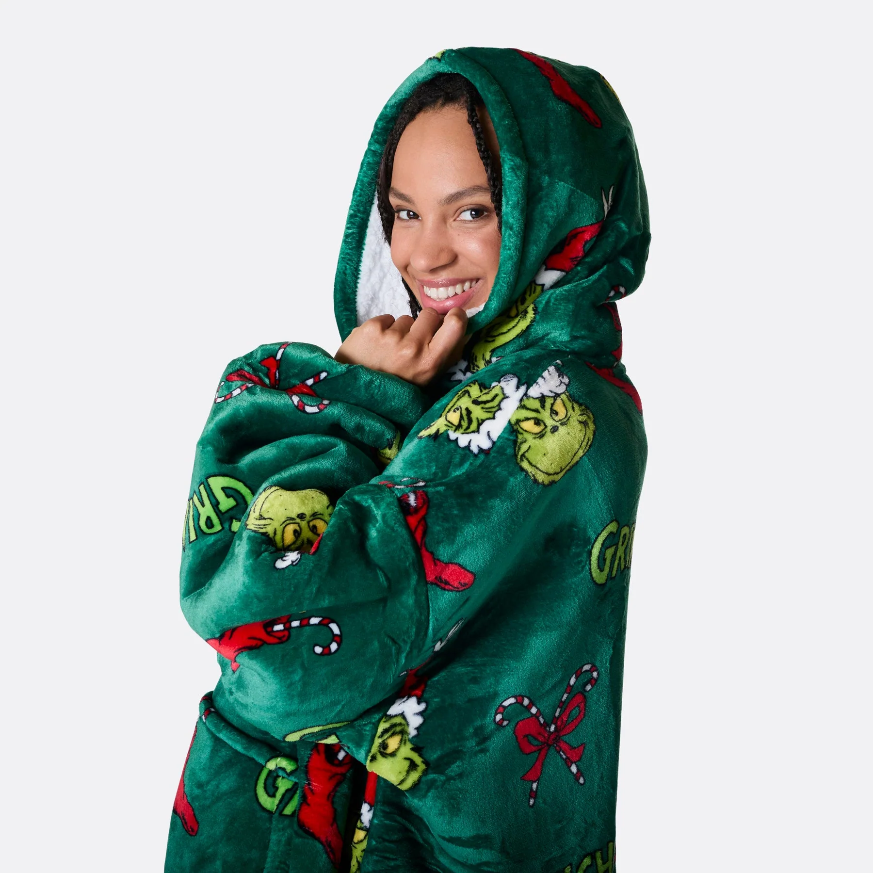 The Grinch Green HappyHoodie - Image 4