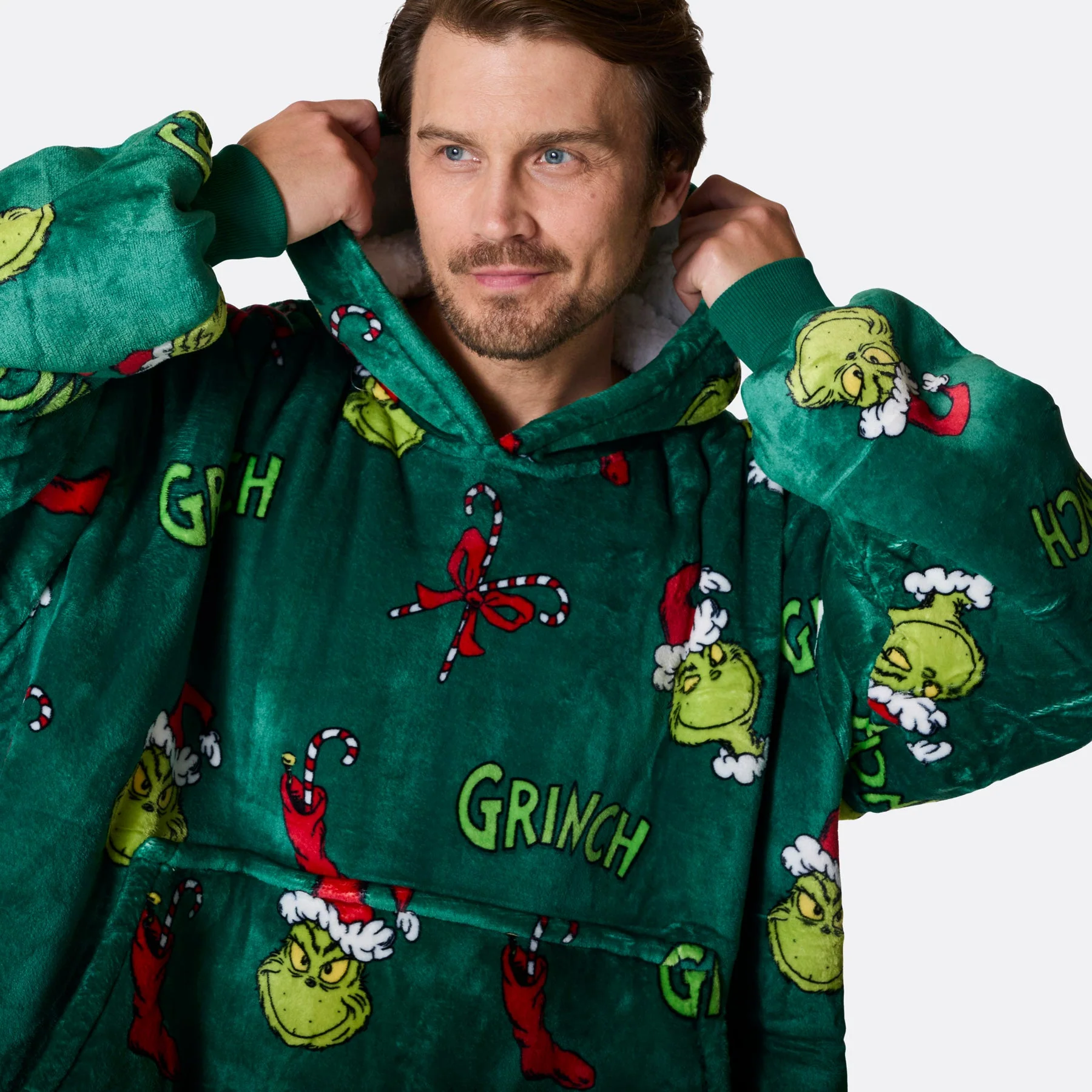 The Grinch Green HappyHoodie - Image 5