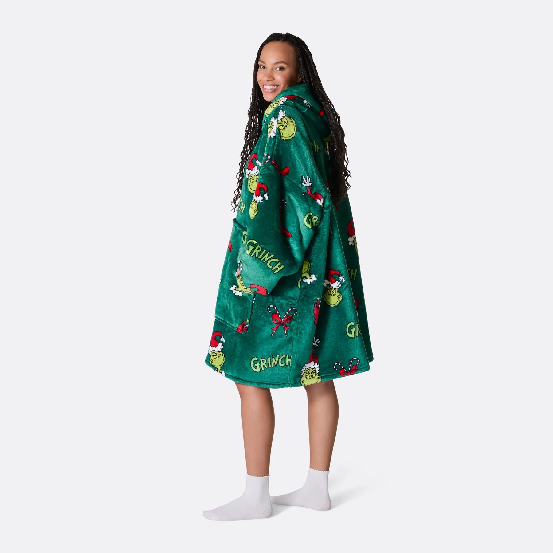 The Grinch Green HappyHoodie - Image 6