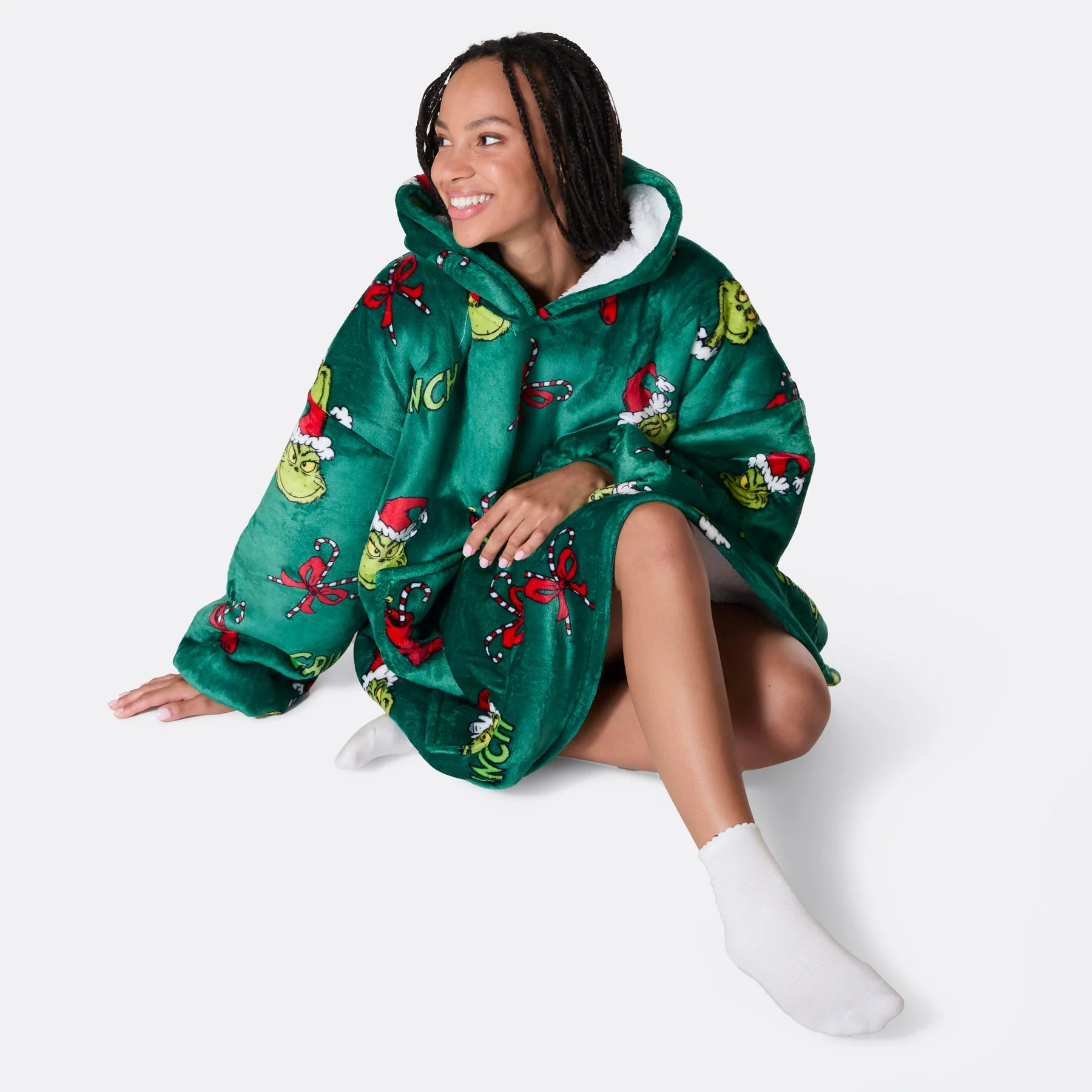 The Grinch Green HappyHoodie - Image 8