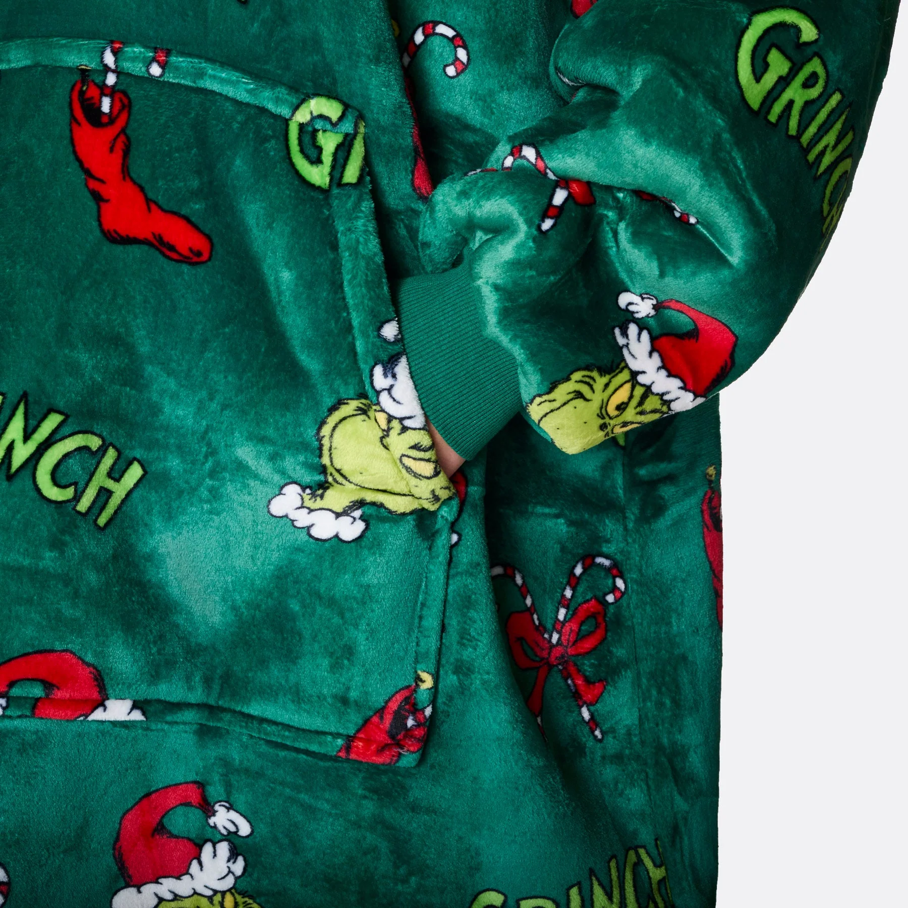 The Grinch Green HappyHoodie - Image 9