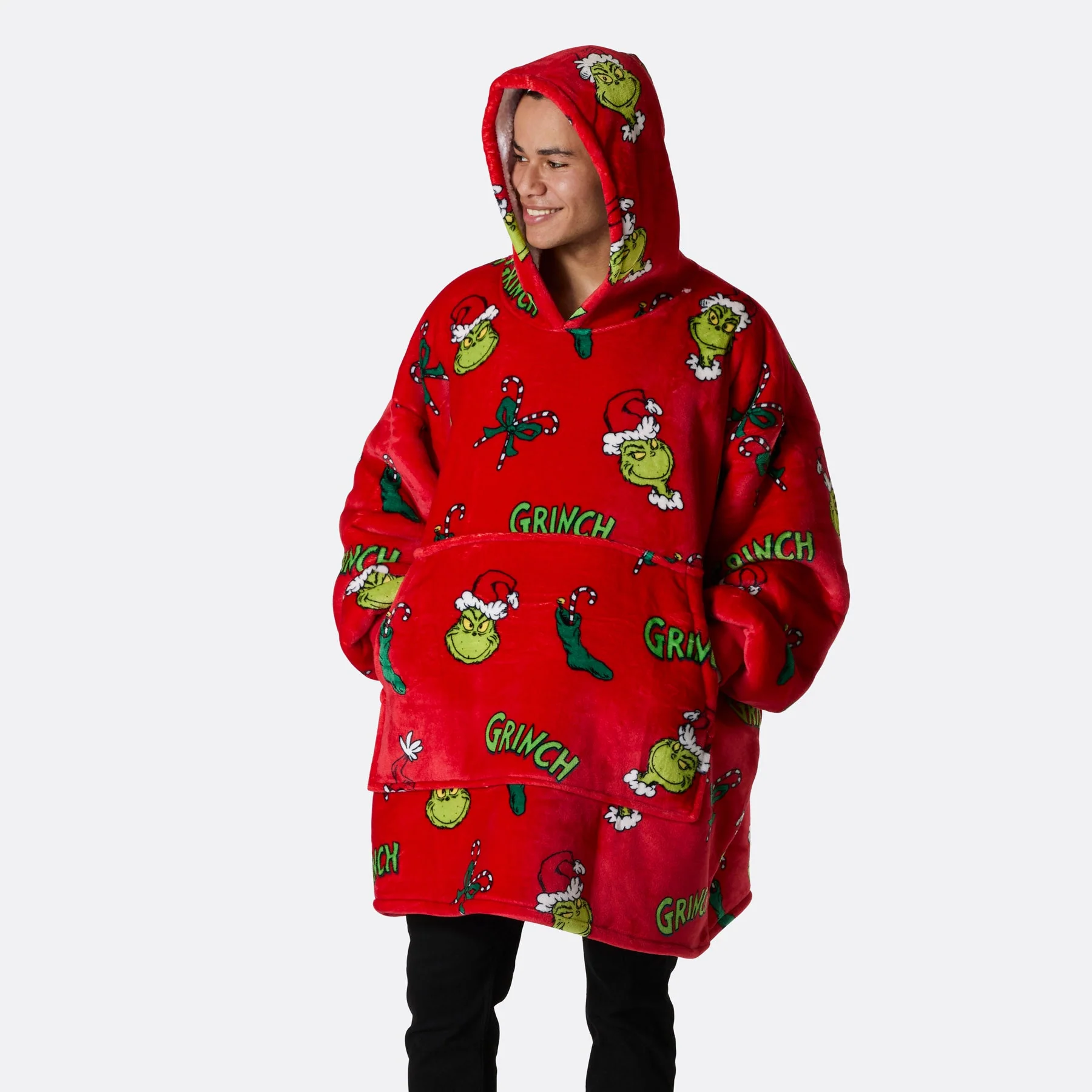 The Grinch Red HappyHoodie - Image 4