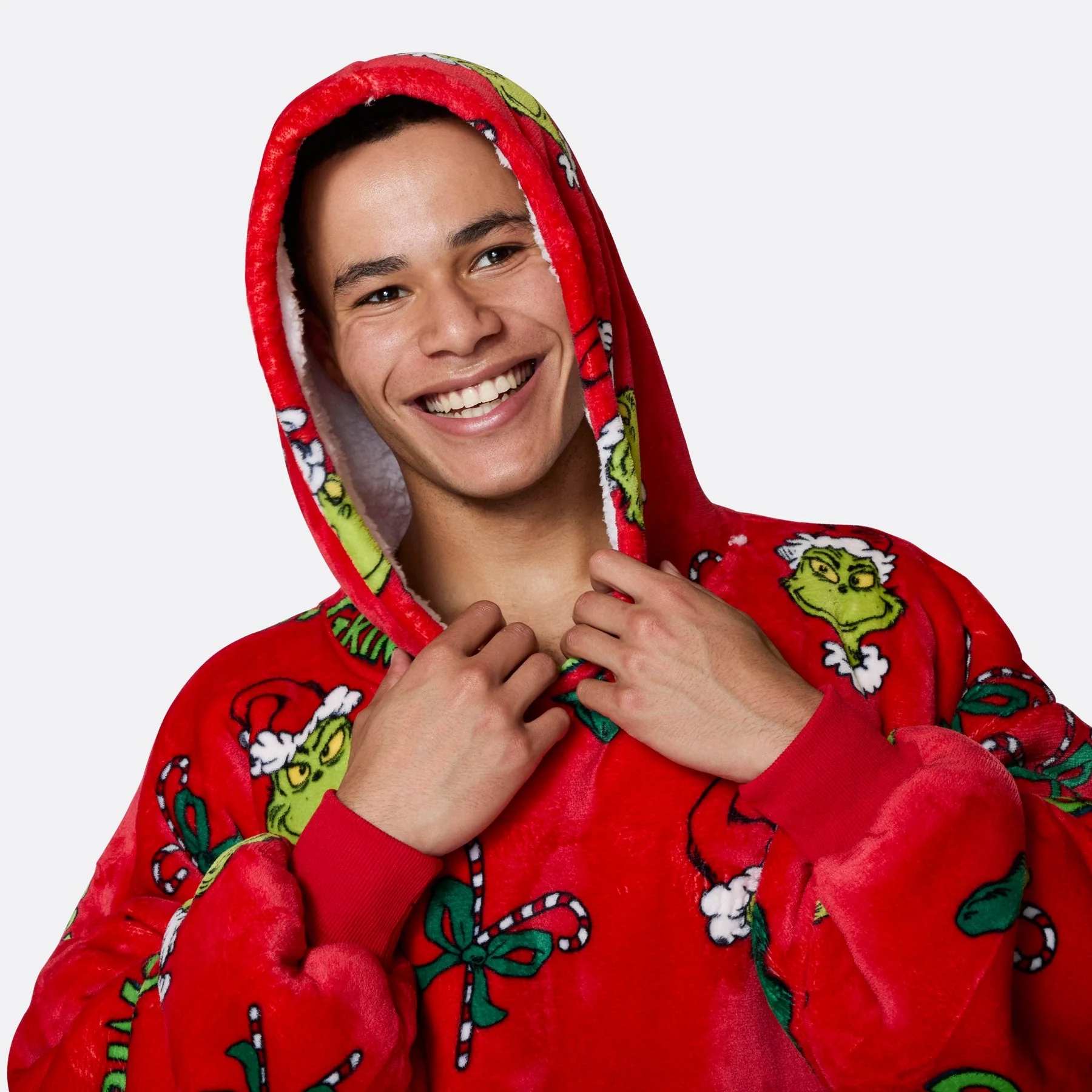 The Grinch Red HappyHoodie - Image 6