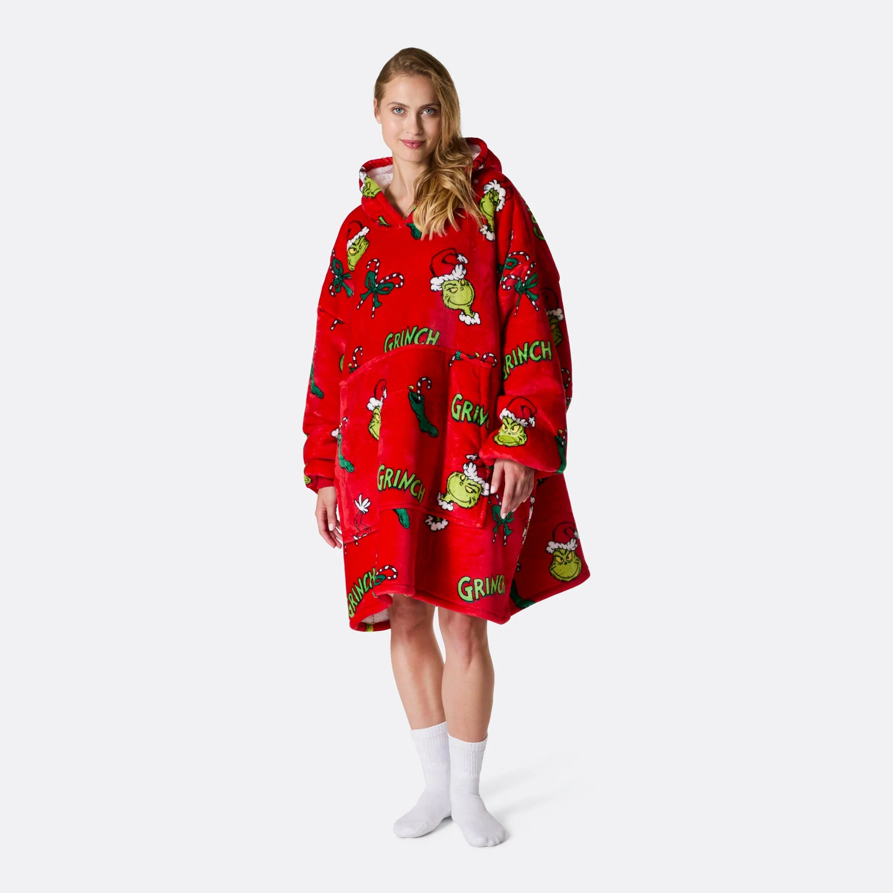 The Grinch Red HappyHoodie - Image 7