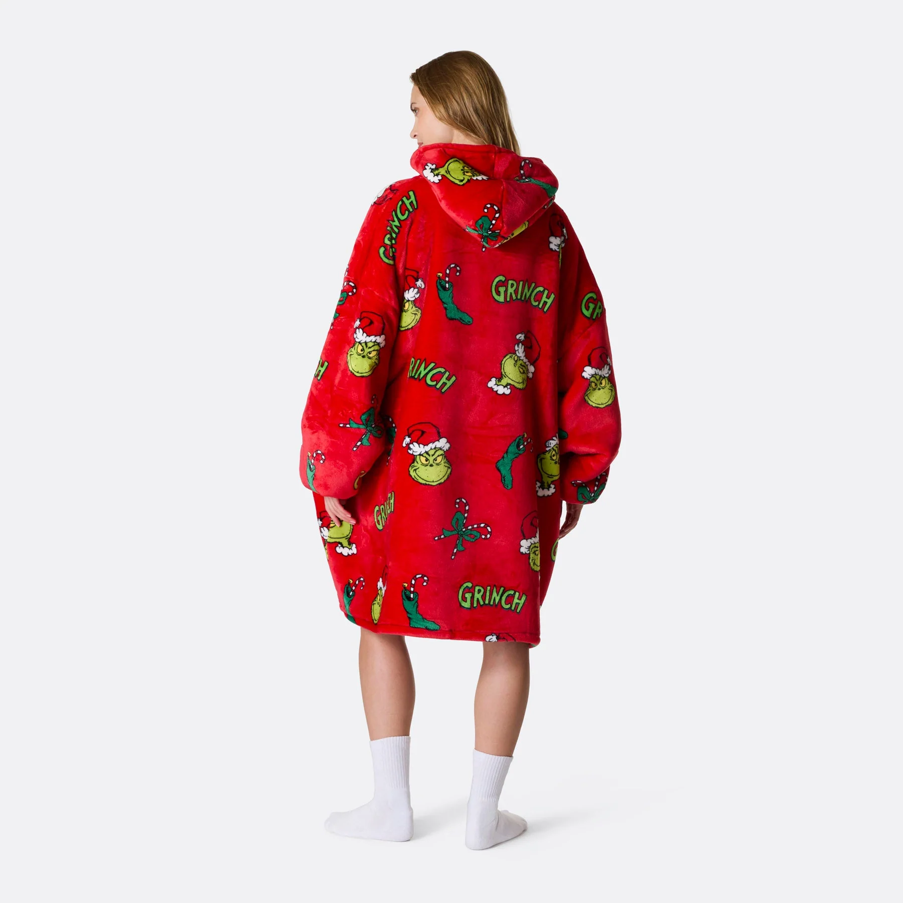 The Grinch Red HappyHoodie - Image 8