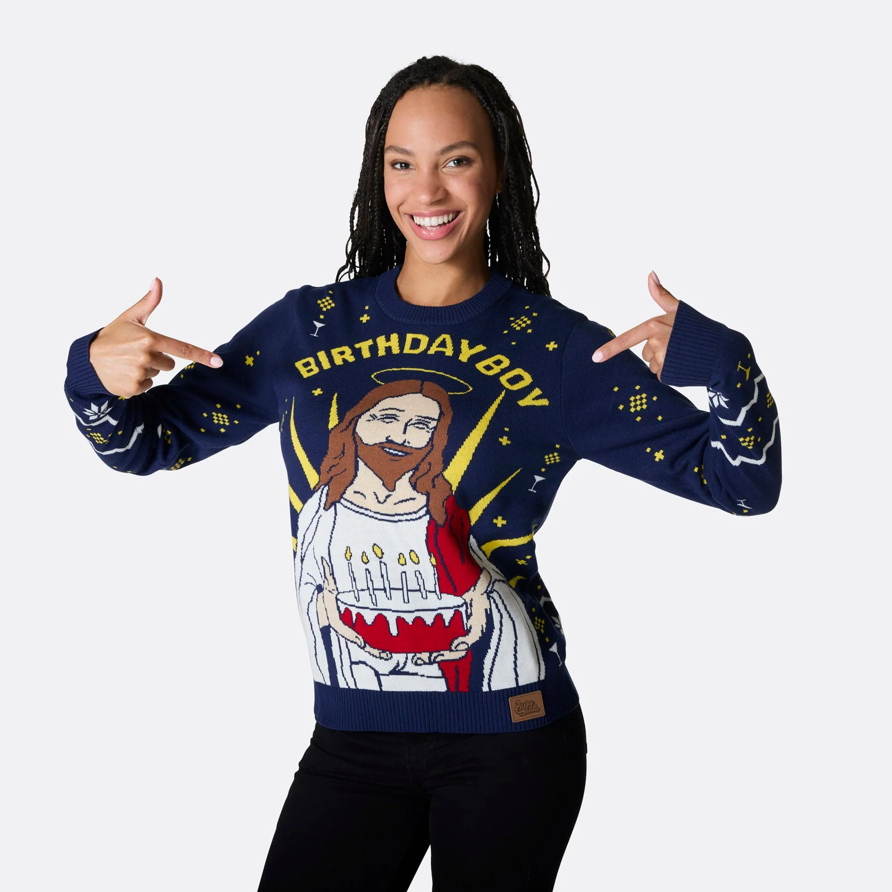 Women's Birthday Boy Christmas Sweater - Image 2