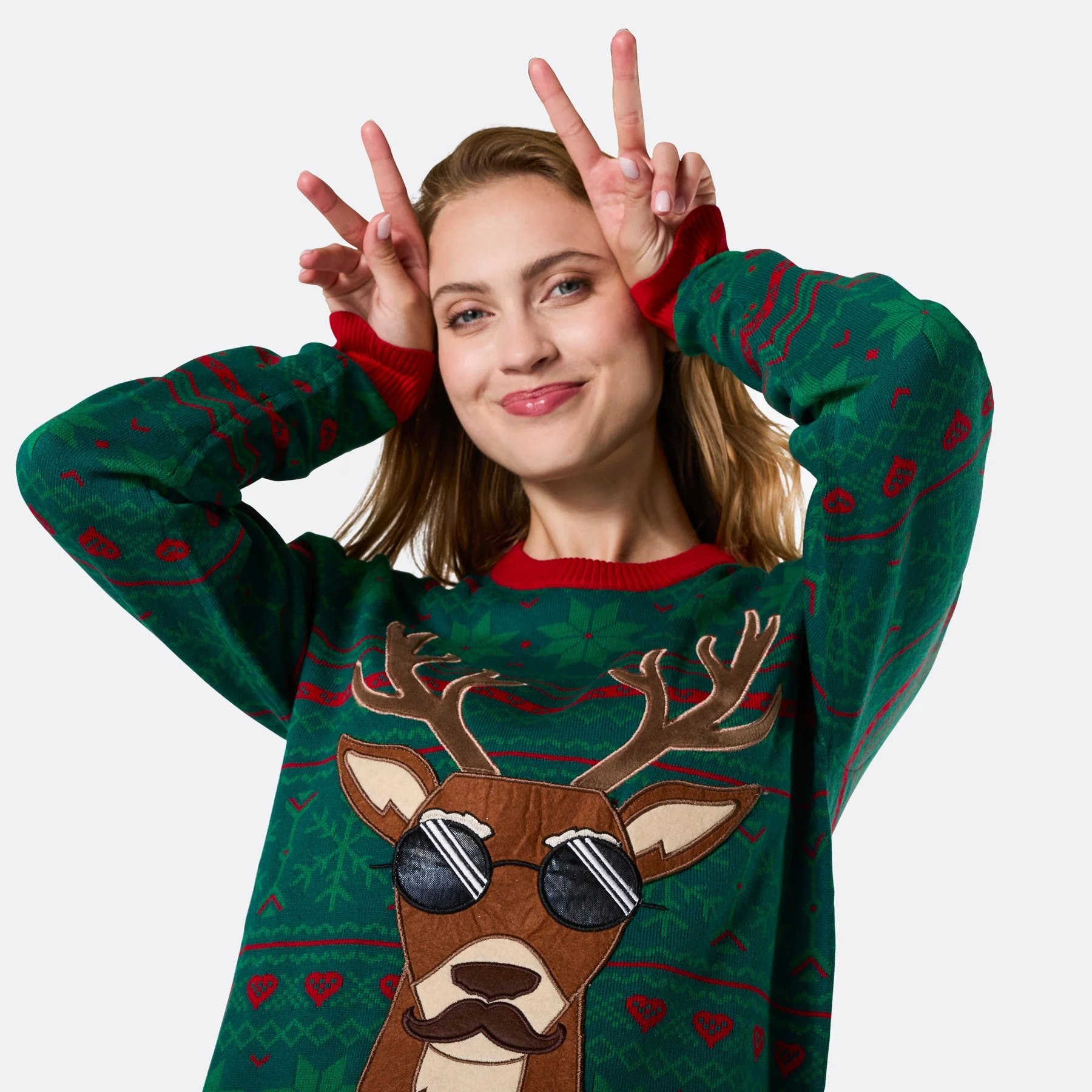 Women's Brewdolph Christmas Sweater - Image 3