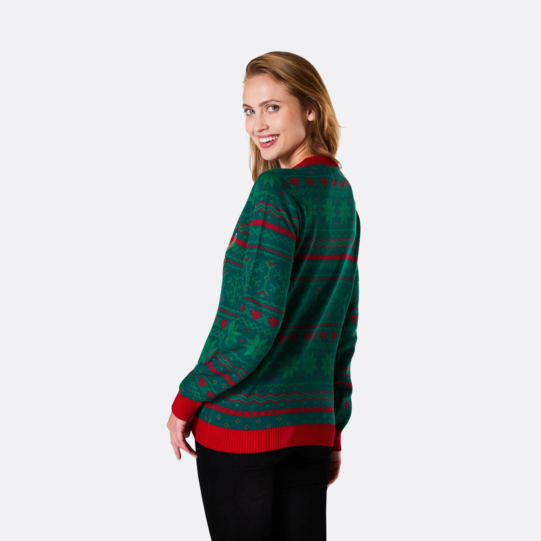 Women's Brewdolph Christmas Sweater - Image 5