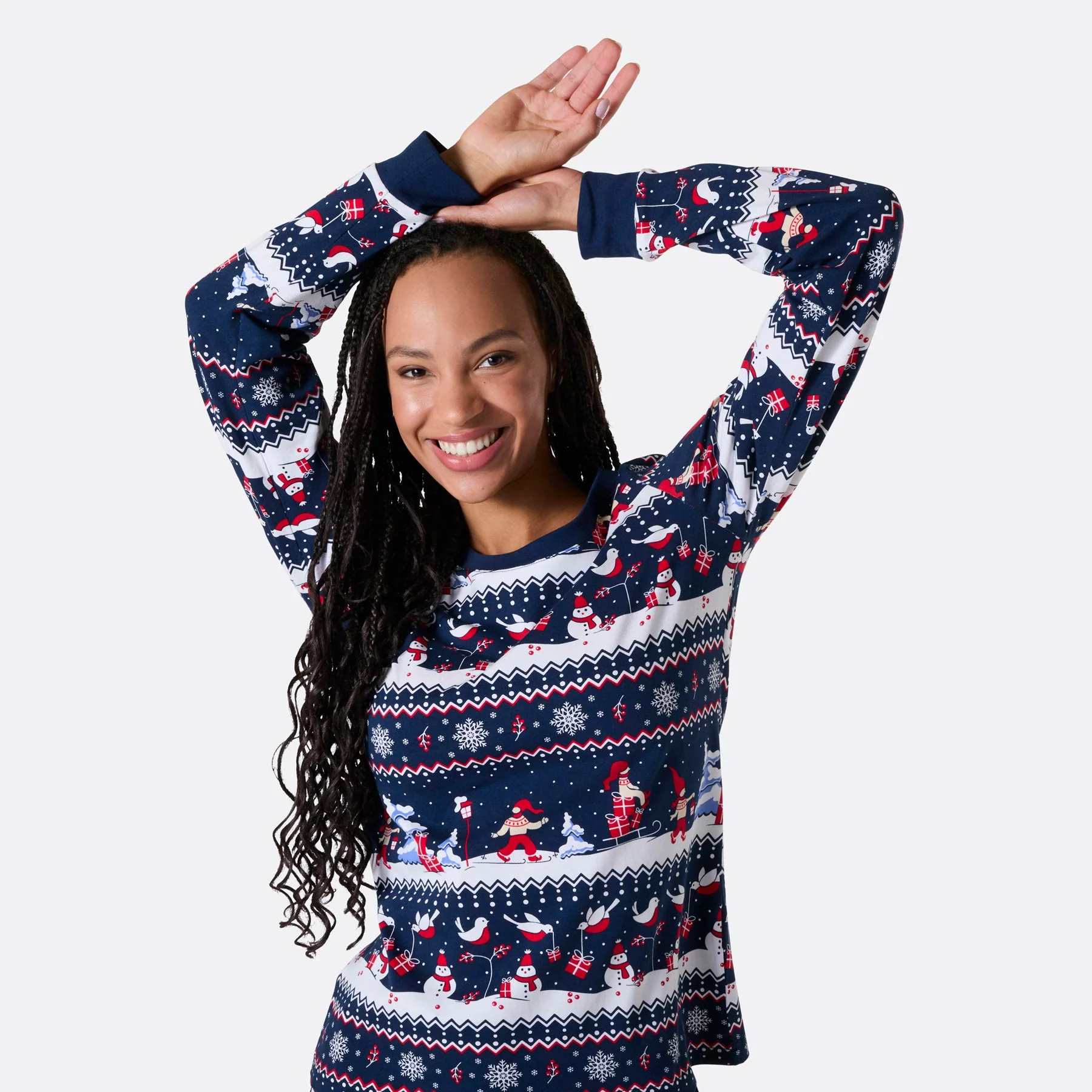 Women's Christmas Scenery Christmas Pyjamas - Image 3