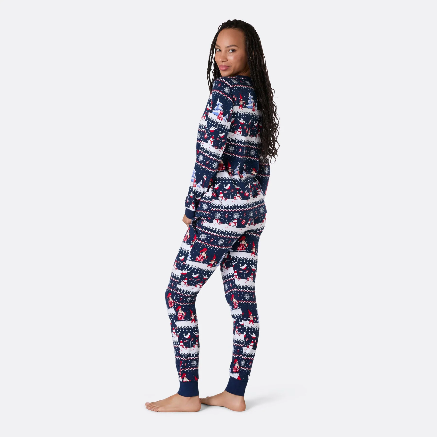 Women's Christmas Scenery Christmas Pyjamas - Image 4