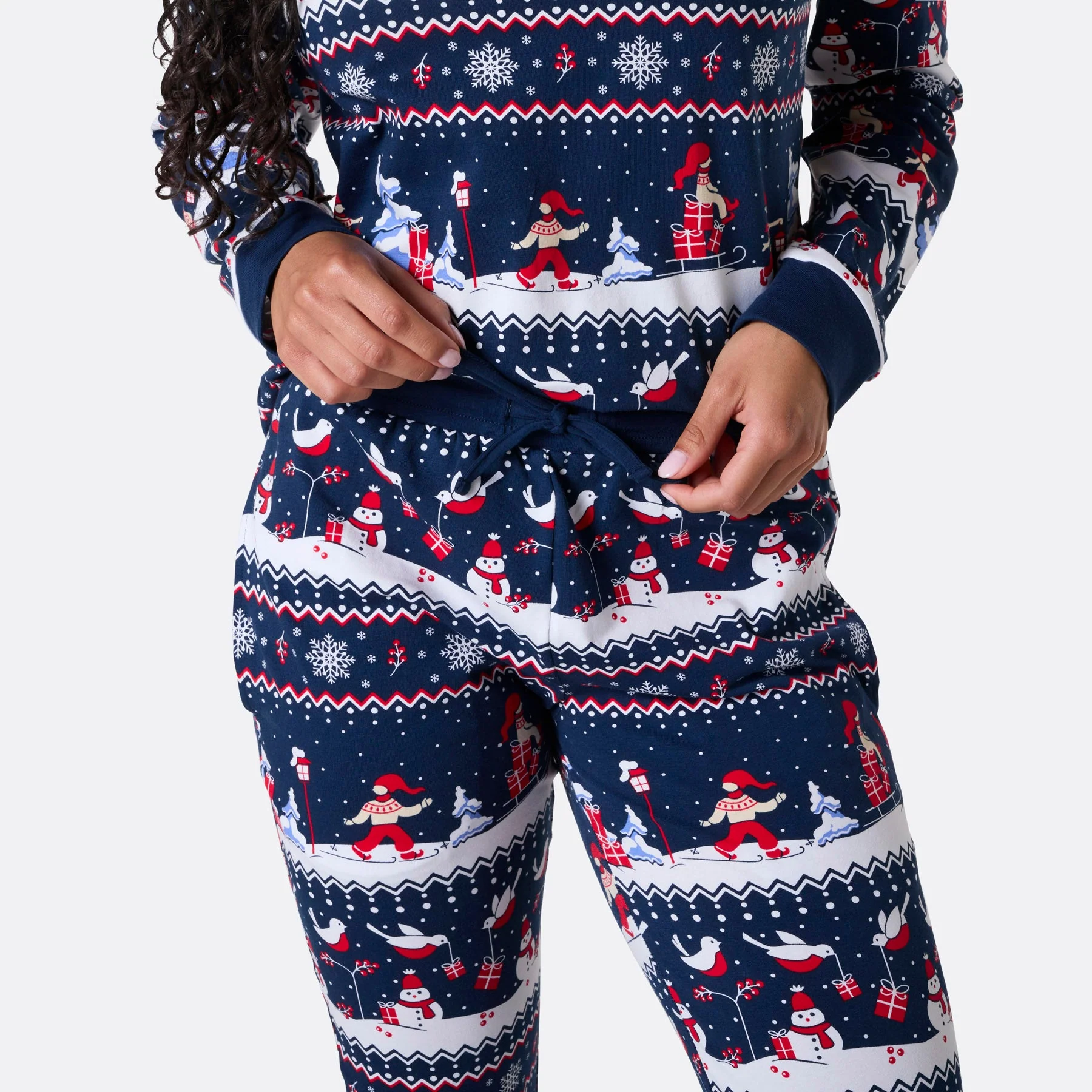 Women's Christmas Scenery Christmas Pyjamas - Image 5