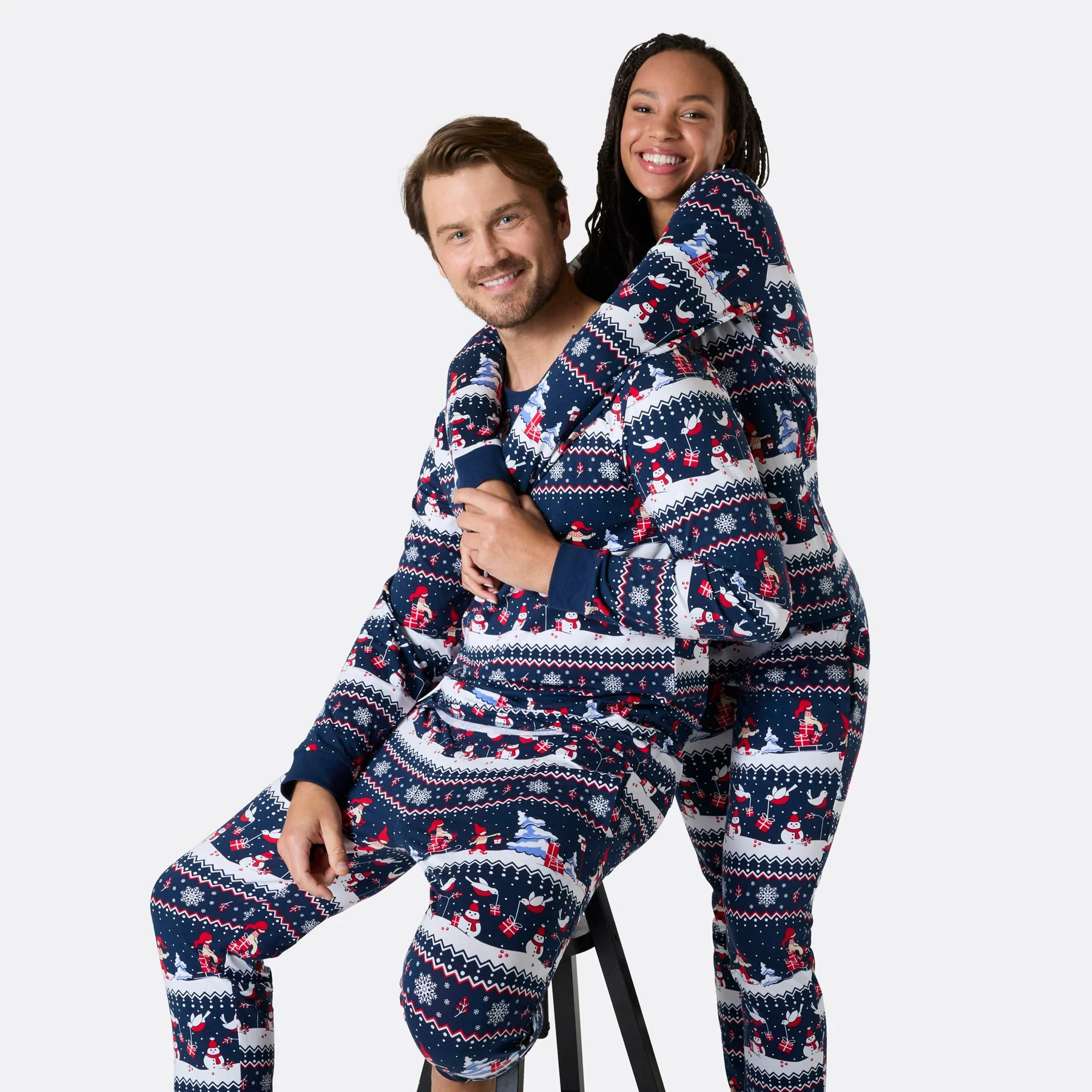 Women's Christmas Scenery Christmas Pyjamas - Image 6