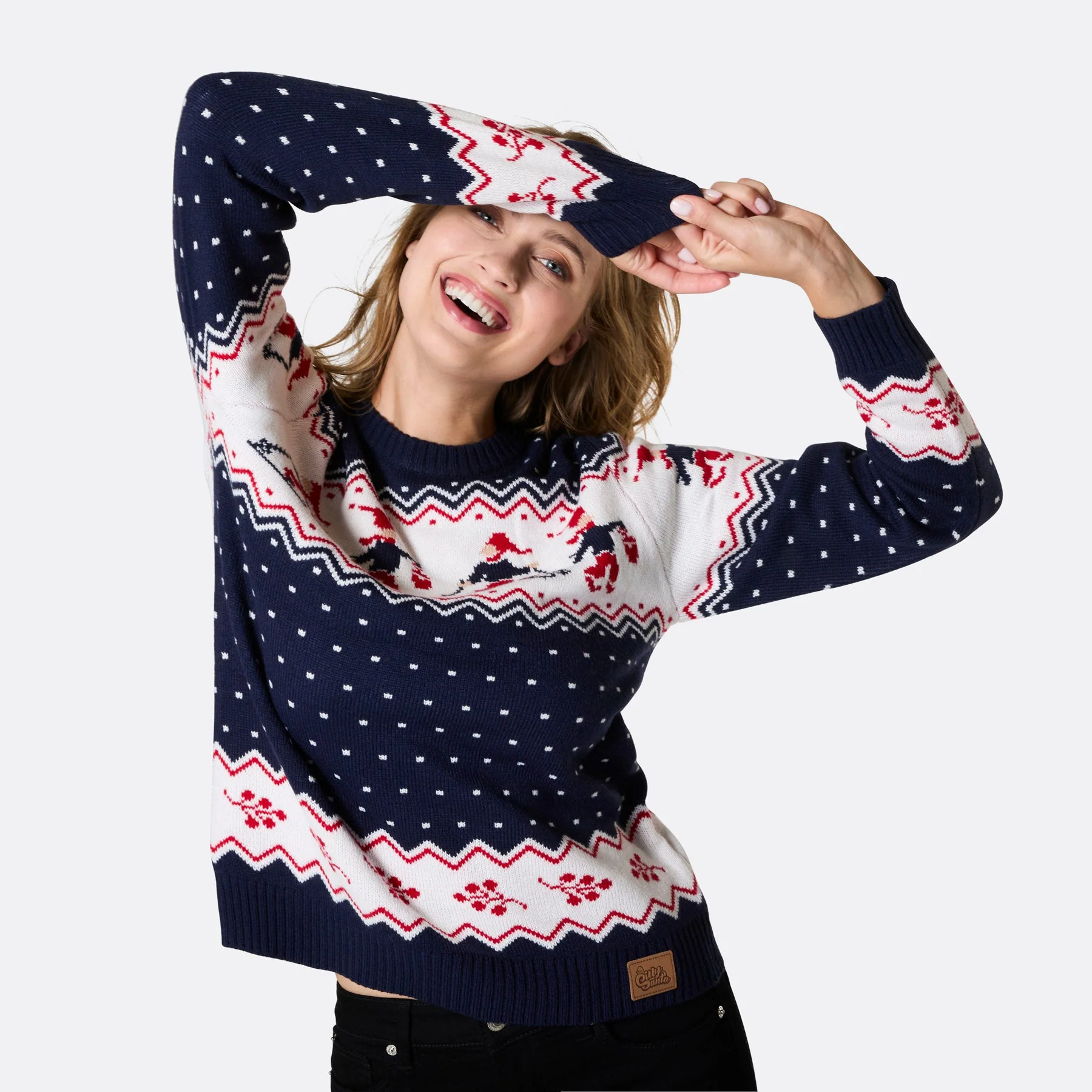 Women's Christmas Scenery Christmas Sweater - Image 3