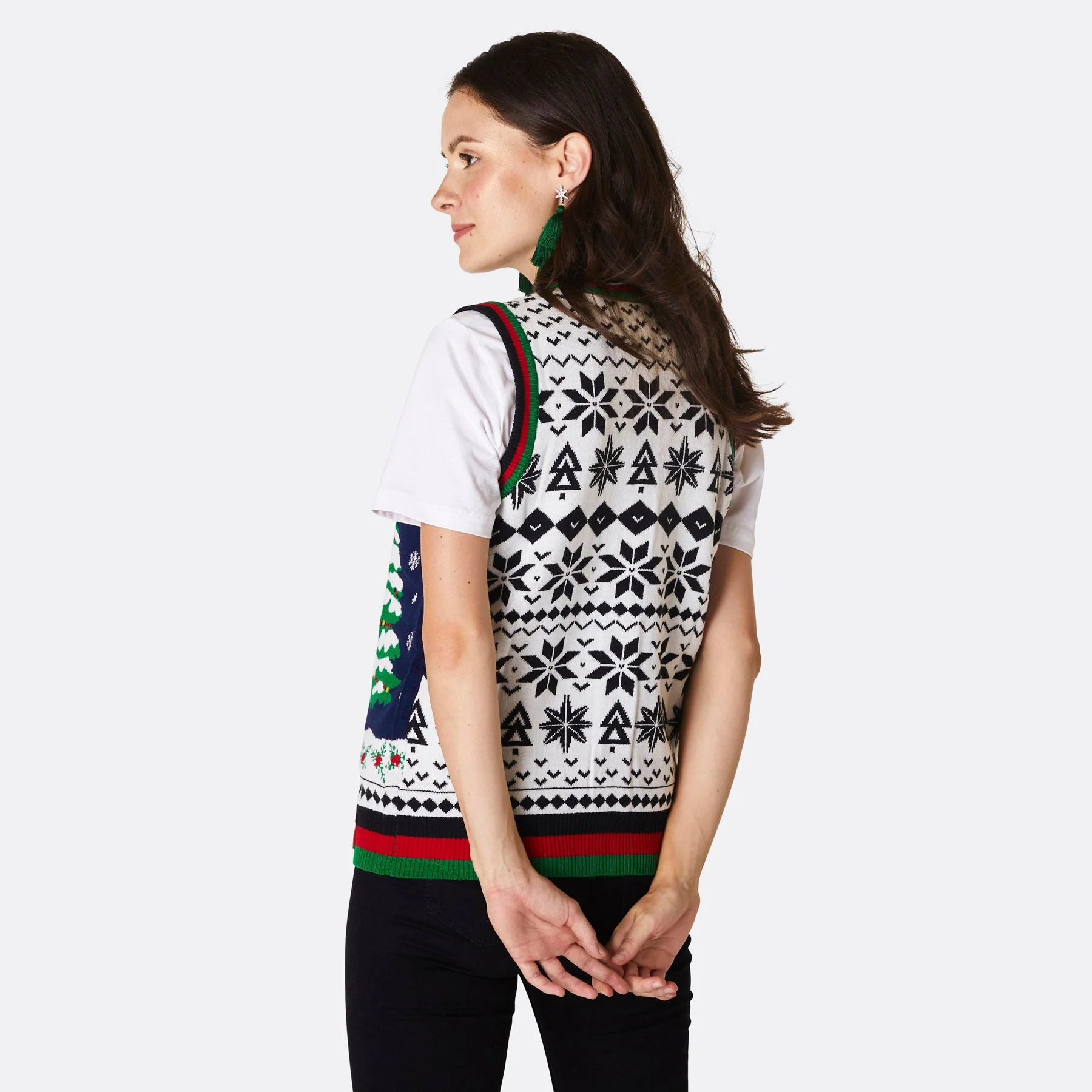 Women's Christmas Waistcoat - Image 3
