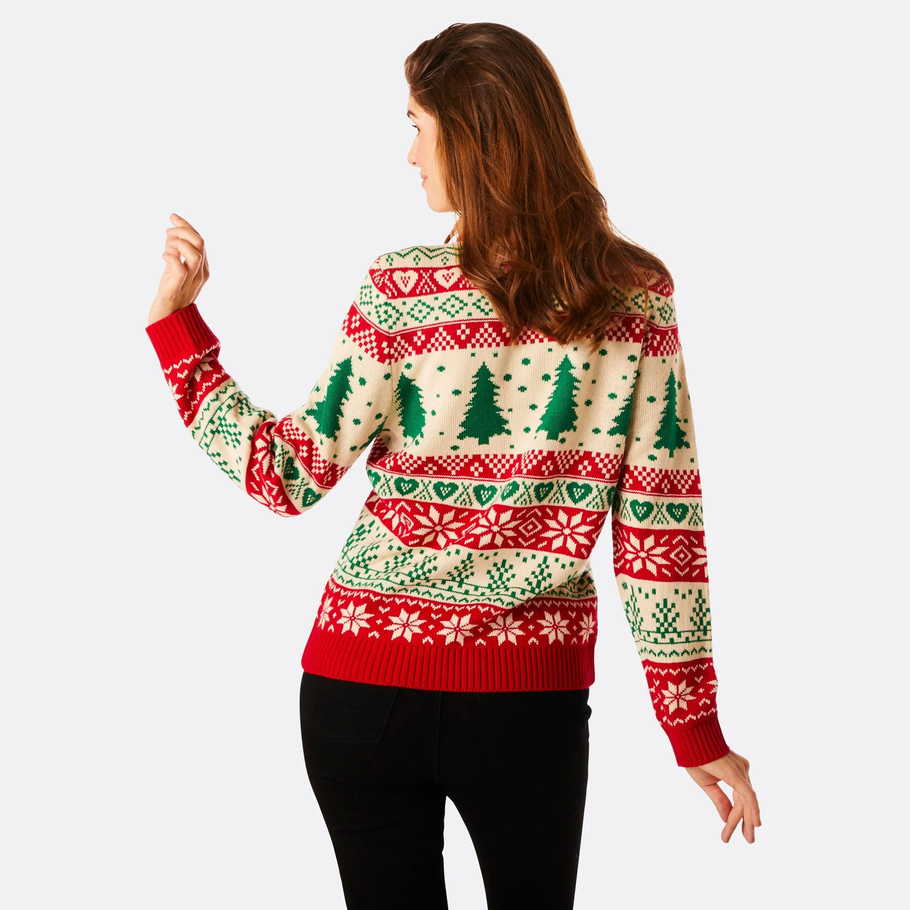 Women's Driving Home Christmas Sweater - Image 3
