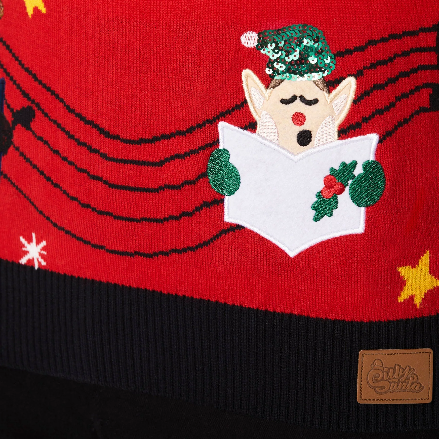 Women's Fa-la-la Christmas Waistcoast - Image 4