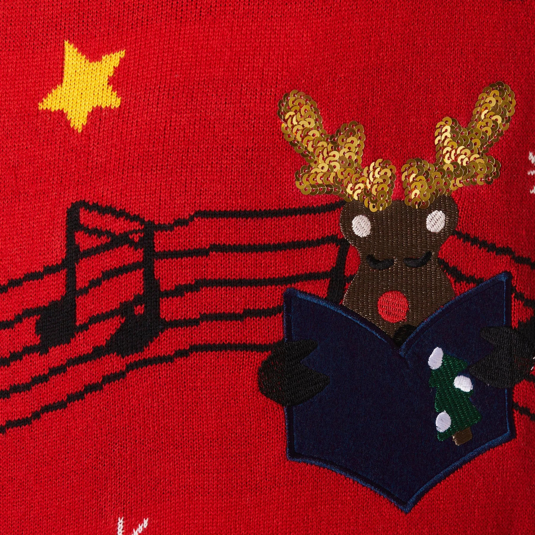 Women's Fa-la-la Christmas Waistcoast - Image 5