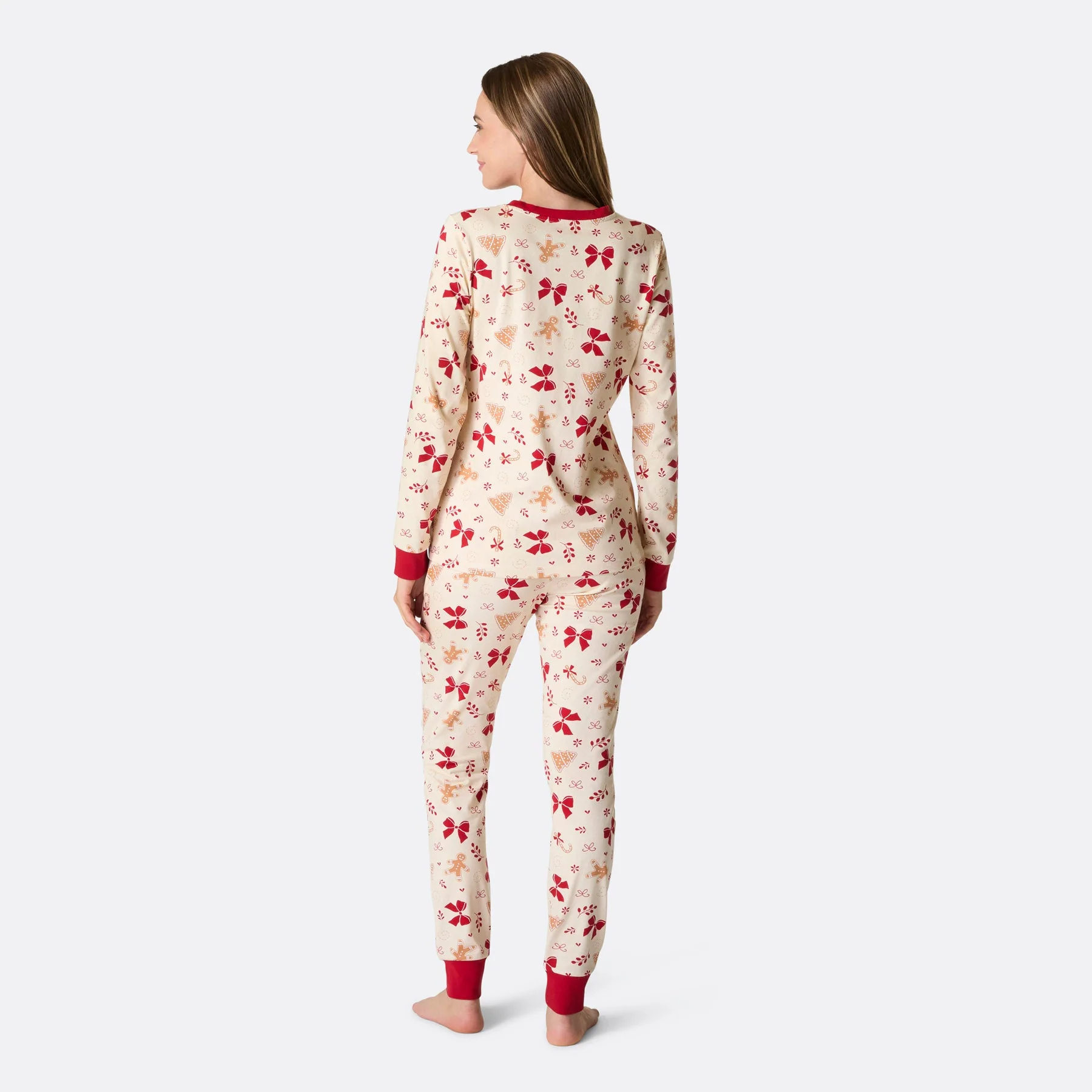 Women's Gingerbread Christmas Pyjamas - Image 5