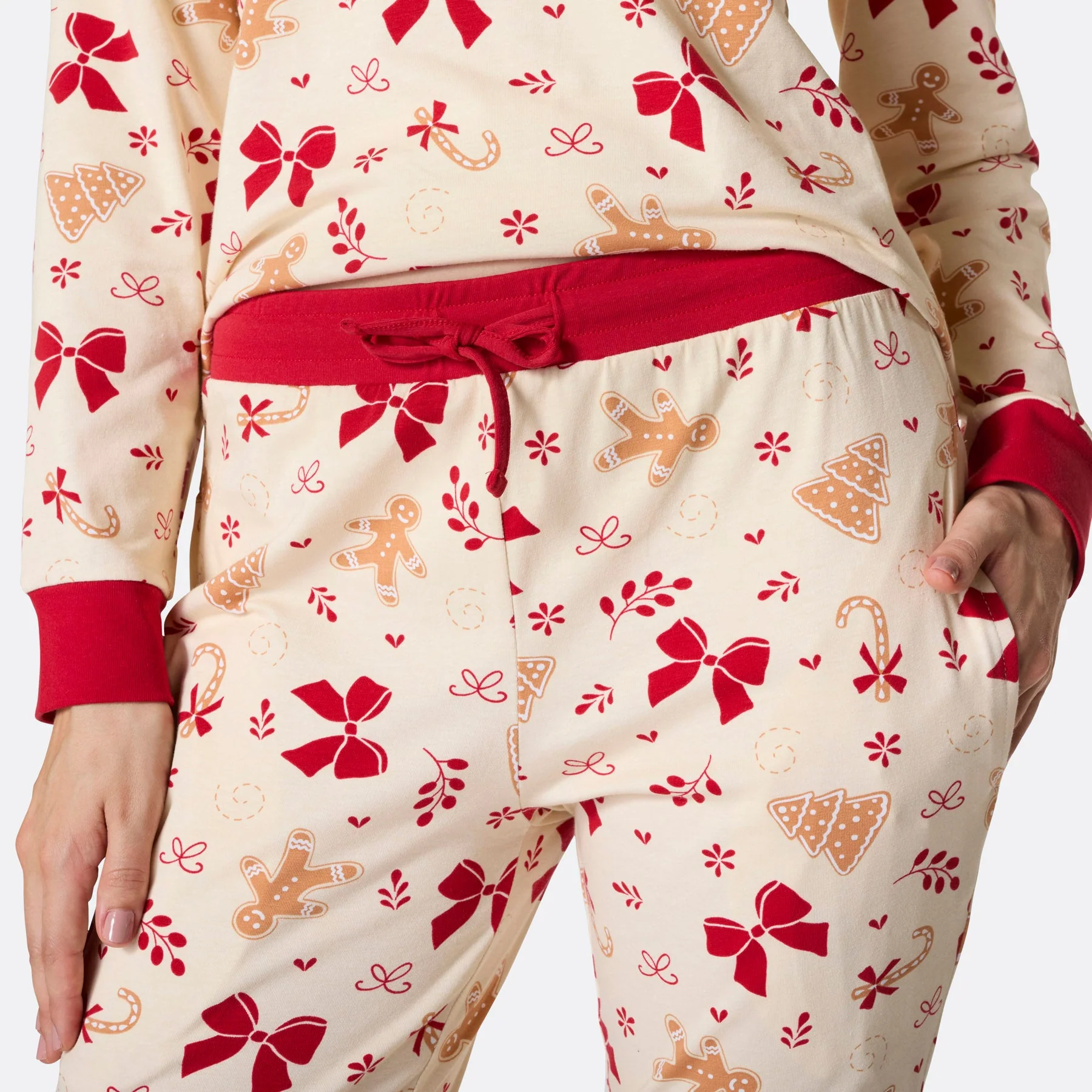 Women's Gingerbread Christmas Pyjamas - Image 6