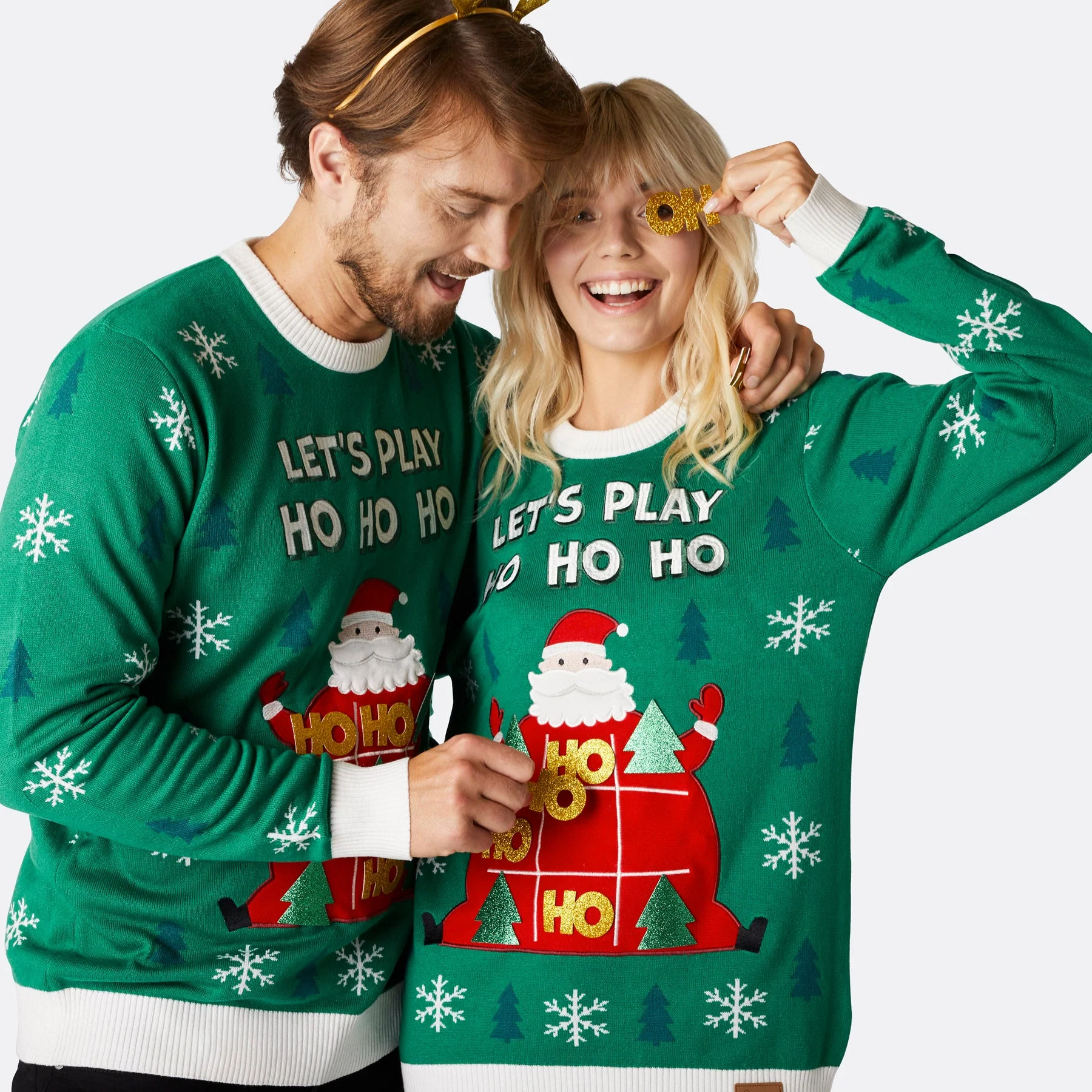 Women's Ho Ho Ho Christmas Sweater - Image 3