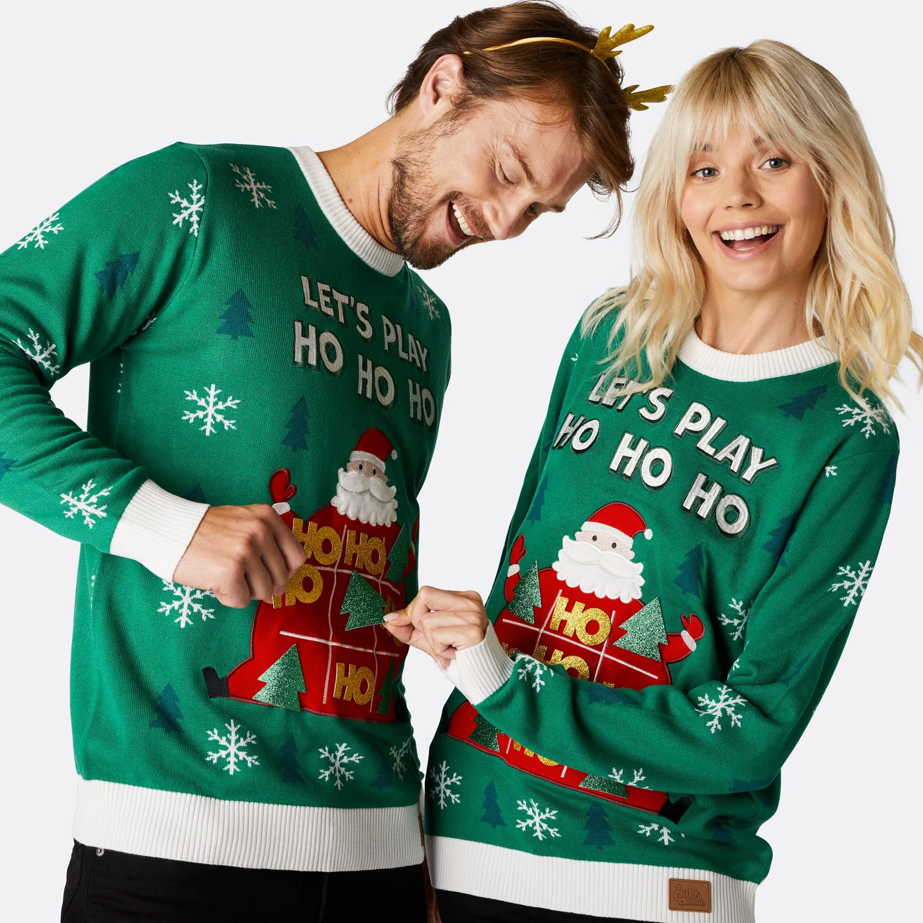 Women's Ho Ho Ho Christmas Sweater - Image 4
