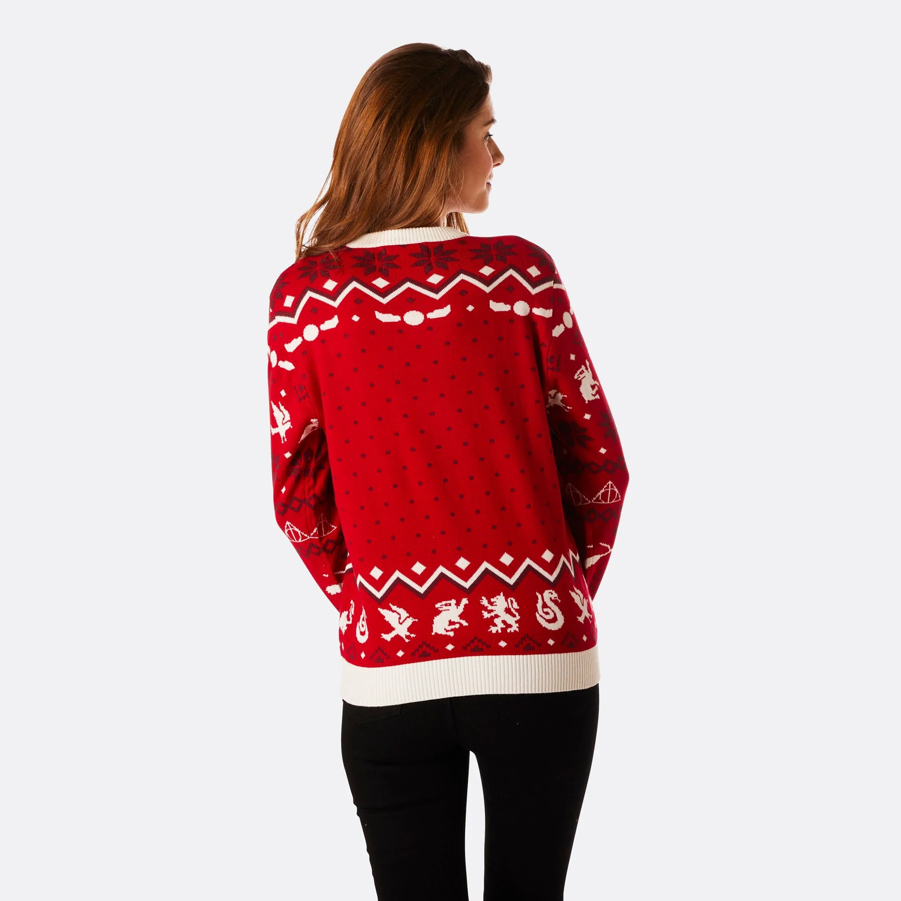 Women's Hogwarts Christmas Sweater - Image 2
