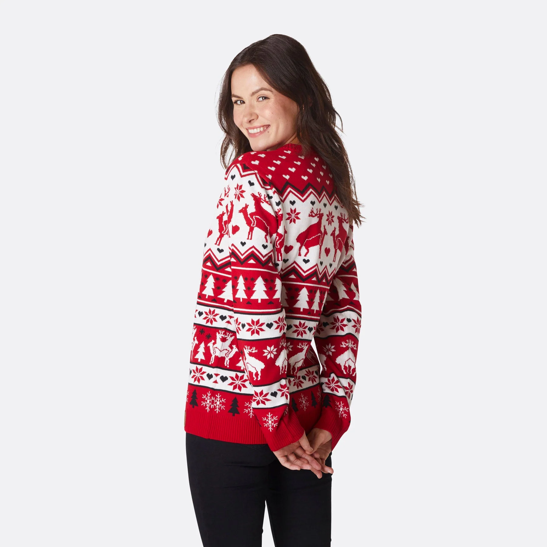 Women's Humping Reindeers Christmas Sweater - Image 3