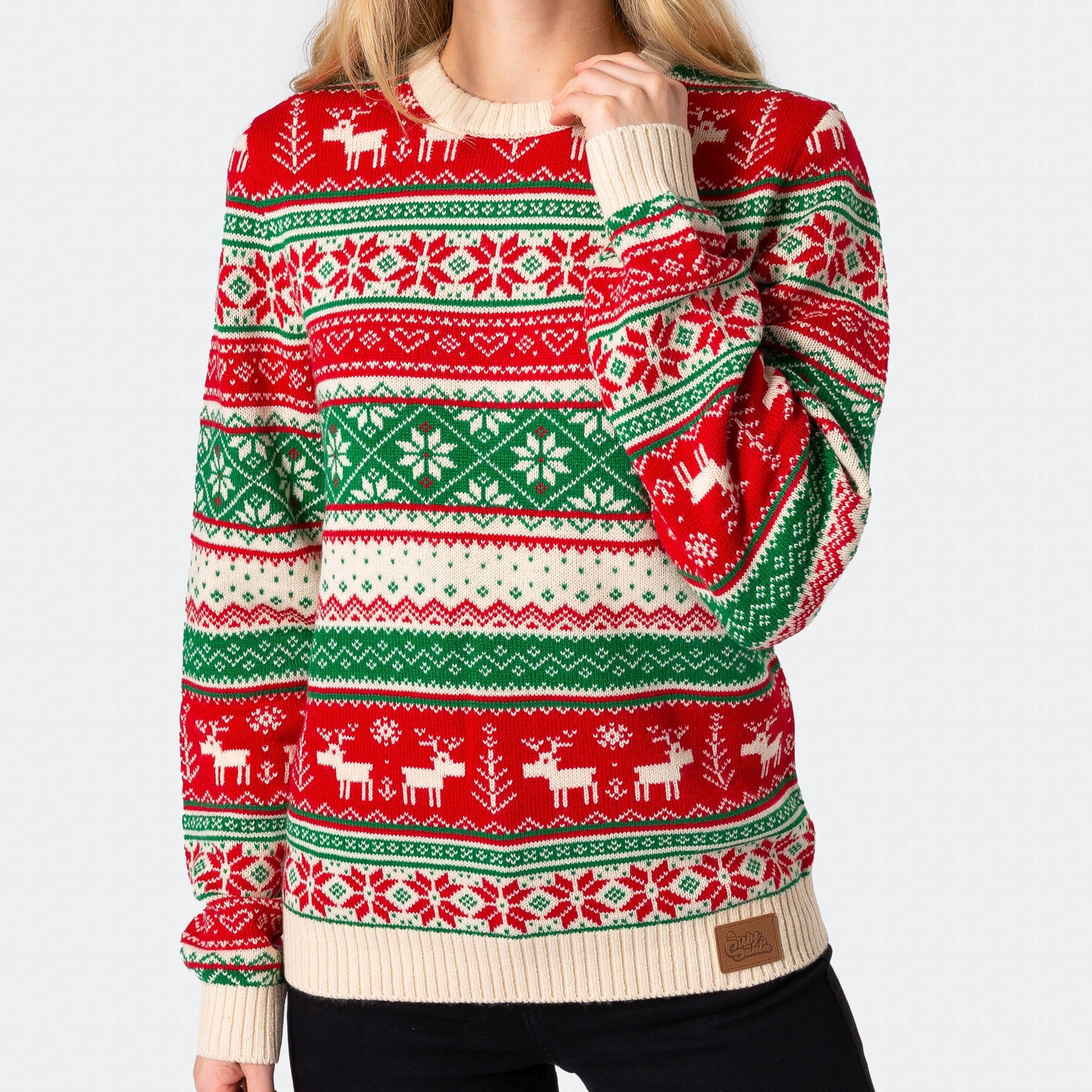 Women's Knitted Christmas Sweater - Image 6