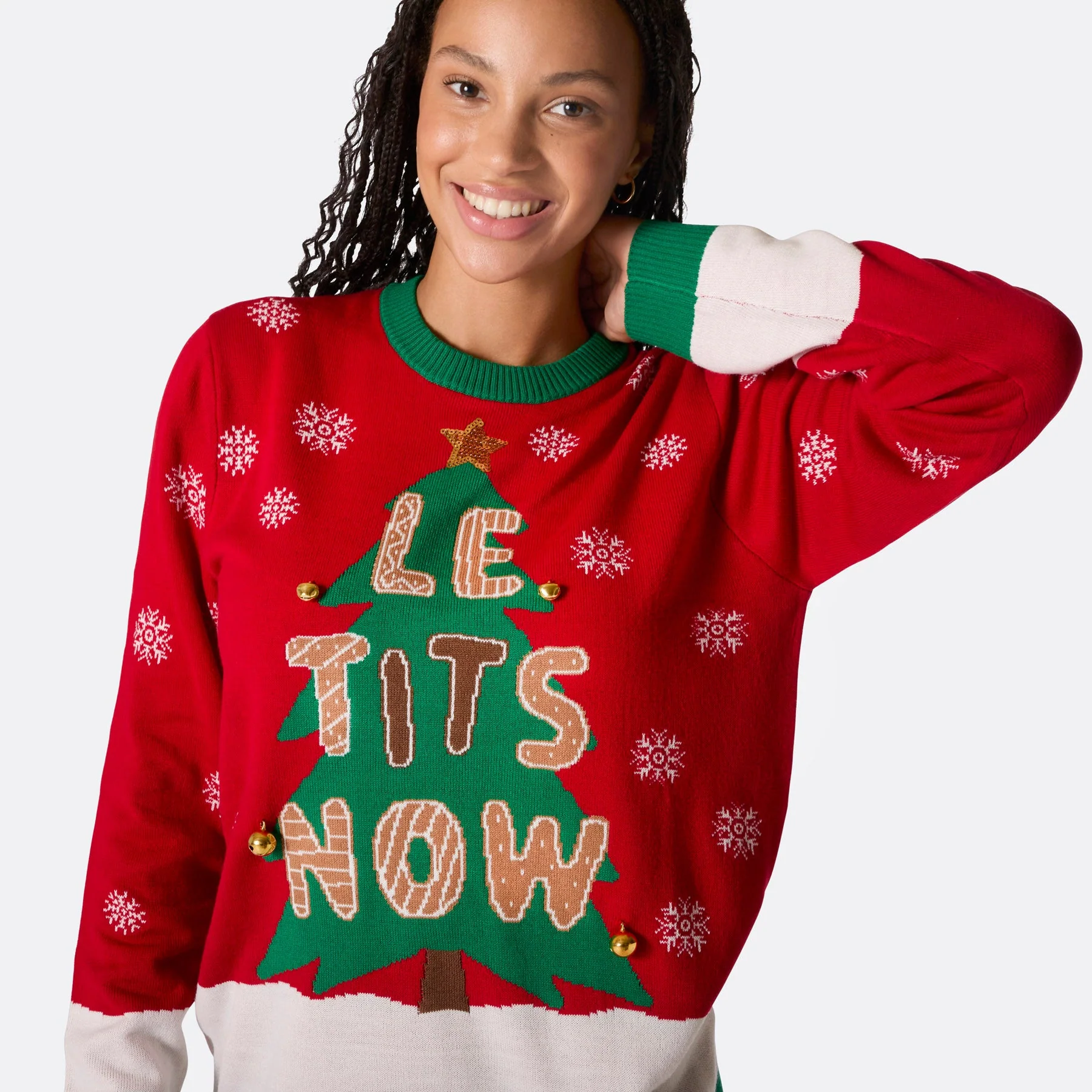 Women's Let It Snow Christmas Sweater - Image 2