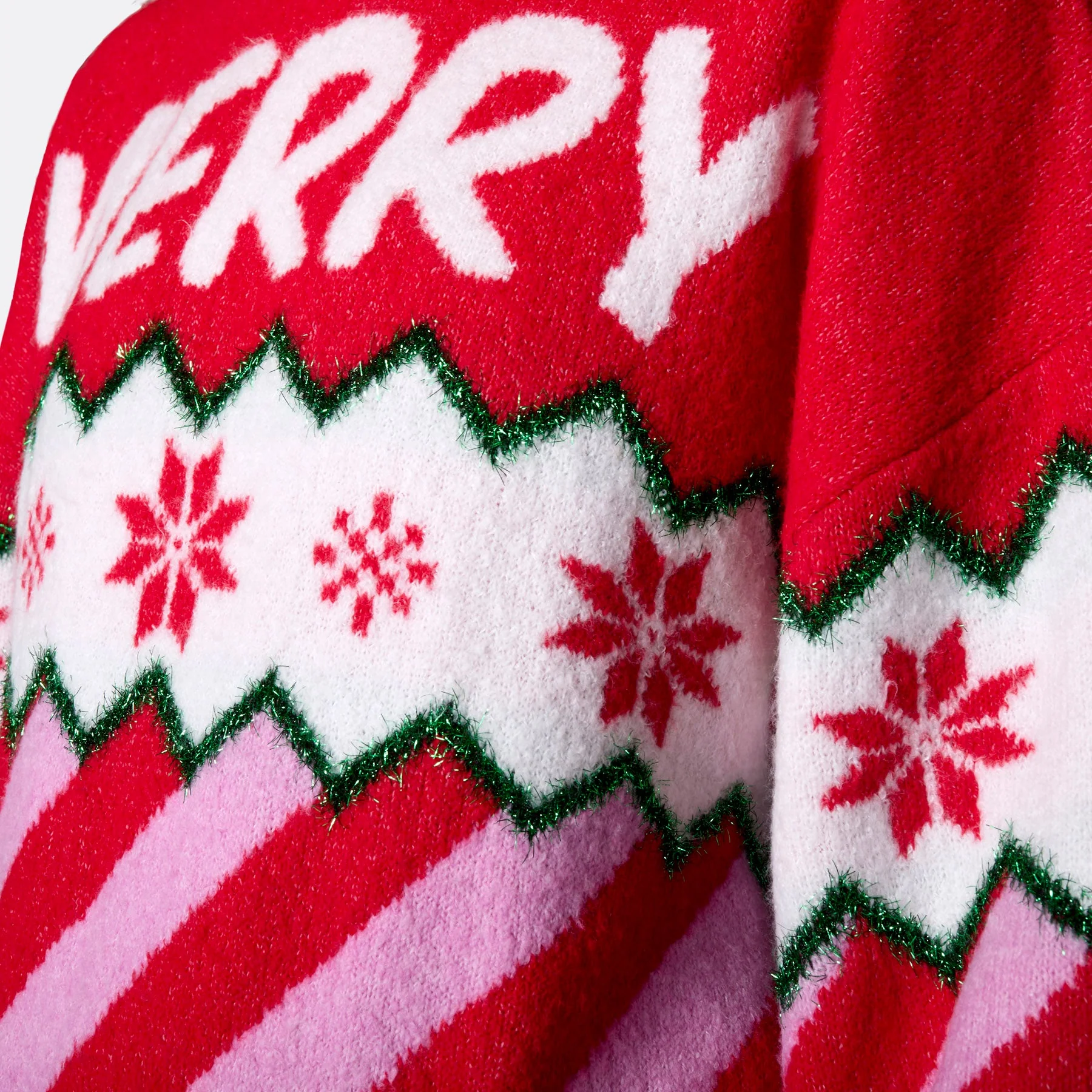 Women's Merry Xmas Oversized Christmas Sweater - Image 5