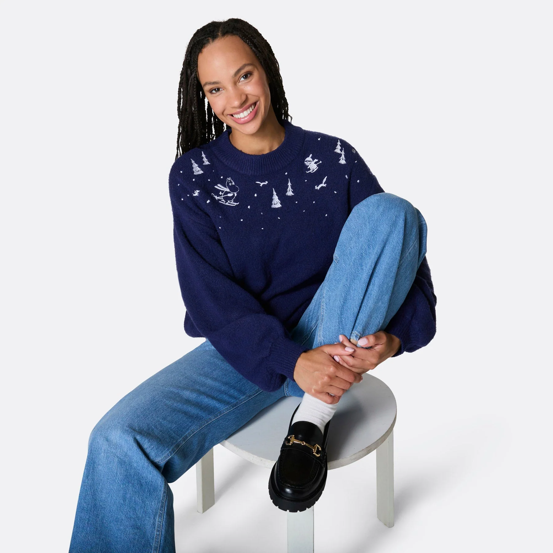 Women's Mummi Oversized Christmas Sweater - Image 3