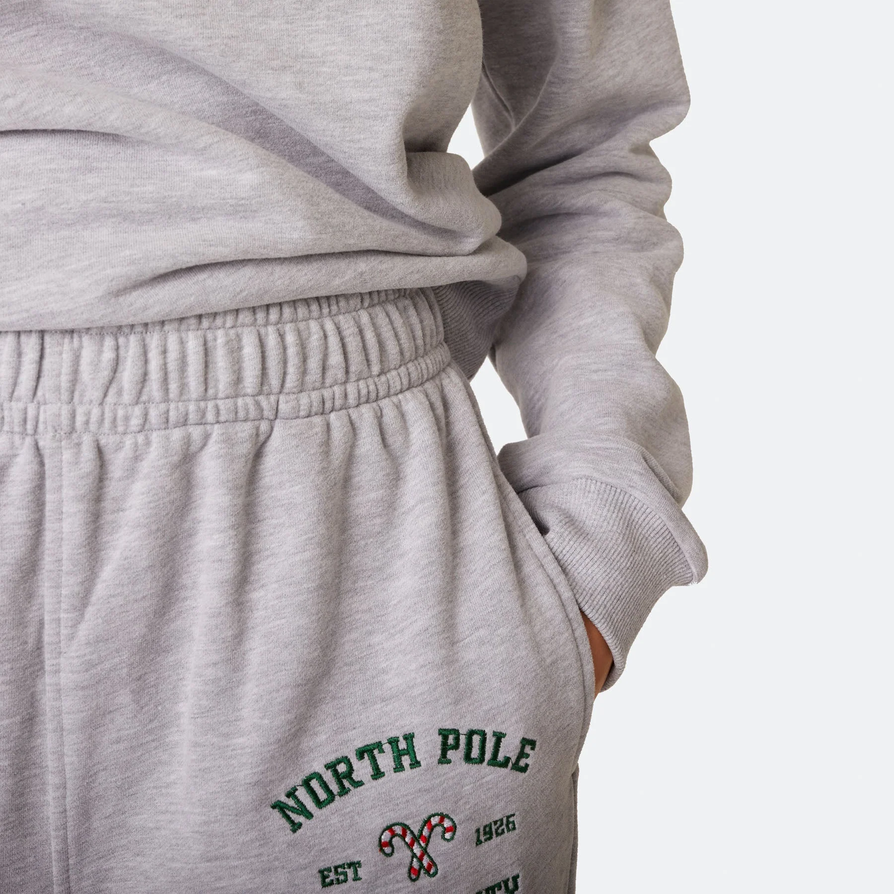 Women's North Pole University Christmas Sweat Set - Image 8