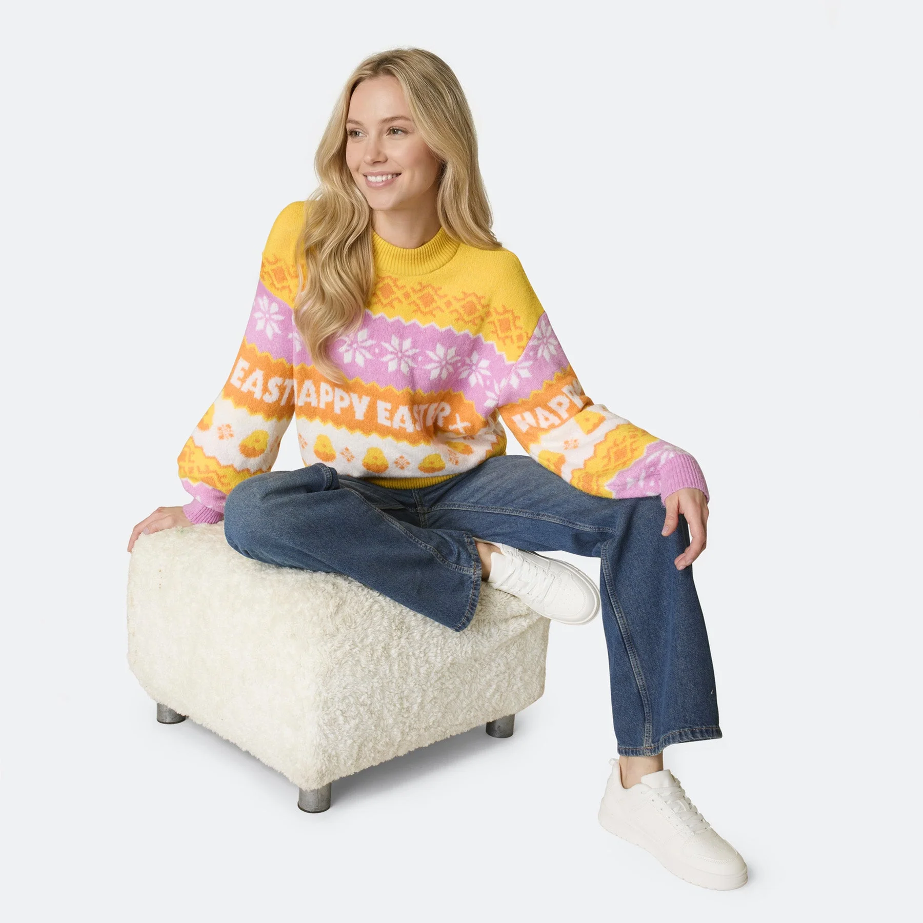 Women's Oversized Easter Sweater - Image 4