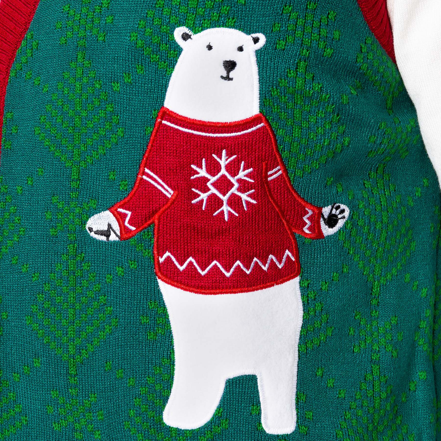 Women's Polar Bear Christmas Waistcoat - Image 4